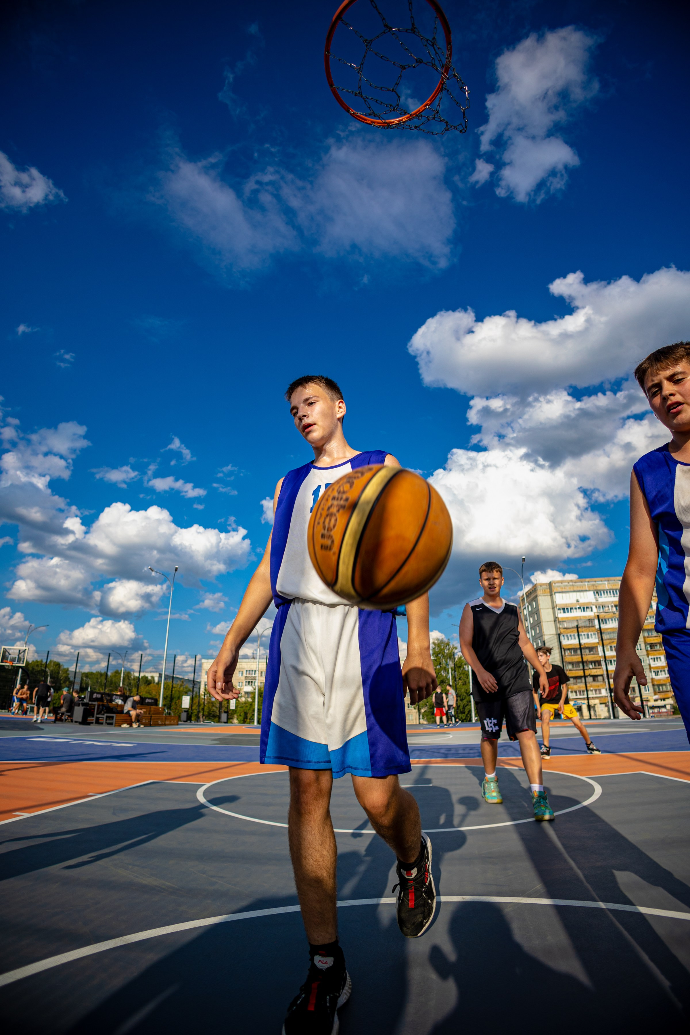 Детская баскетбольная сборная. Фотограф Князев Сергей