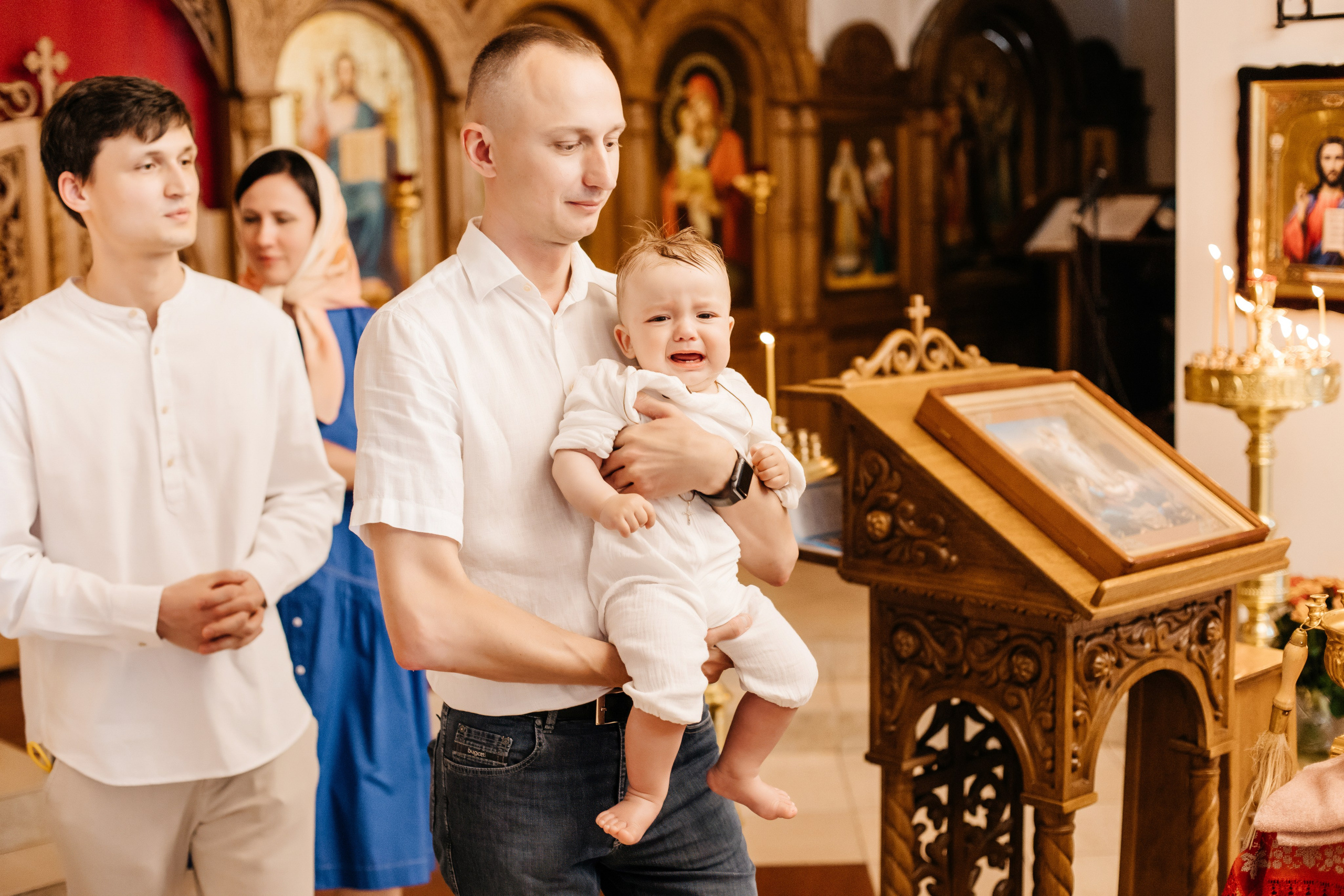 Крещение Андрея. Церковь Преображения Господня. Фотограф ВИКА МЕДУЗА