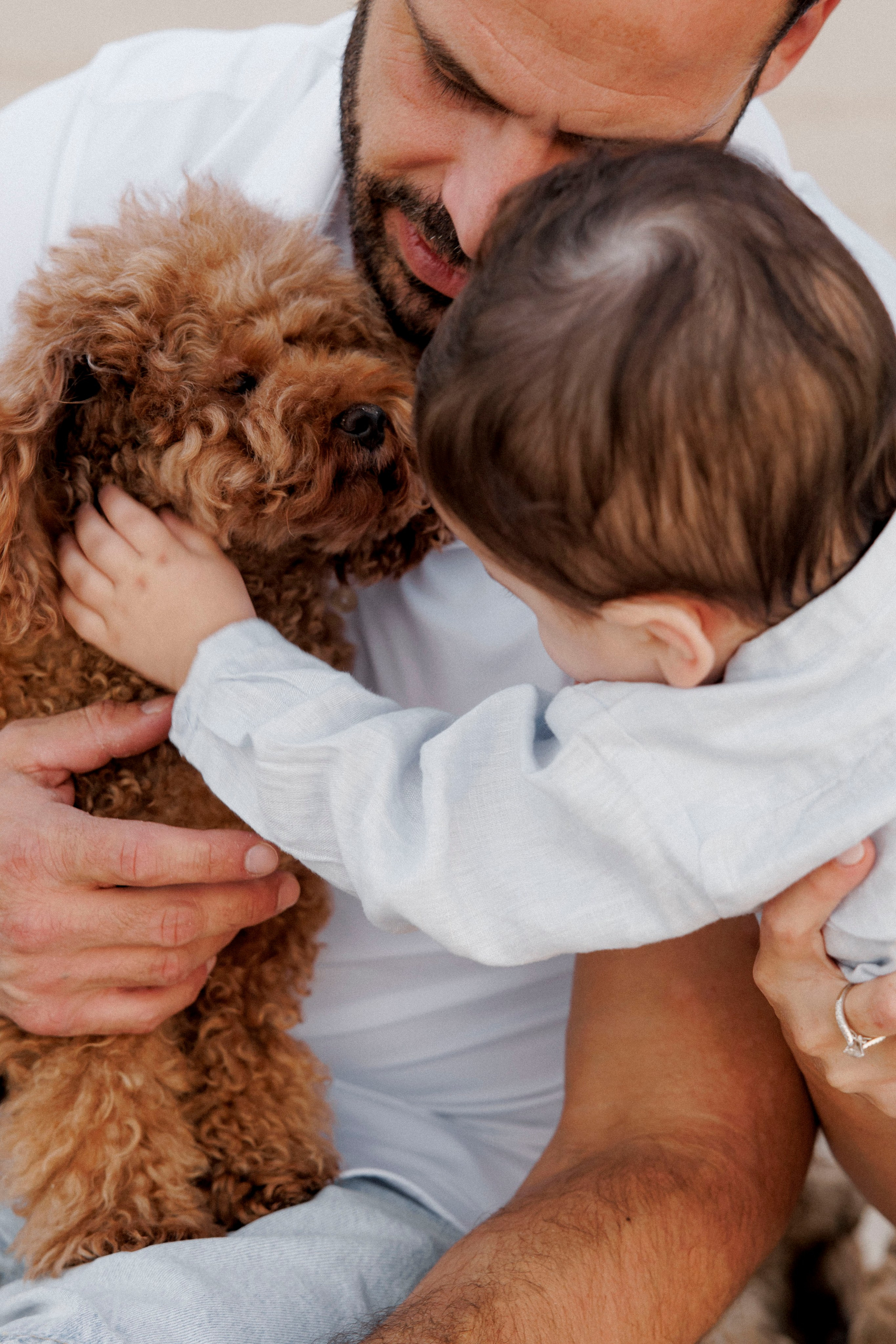 First year family photos near the sea. Главная