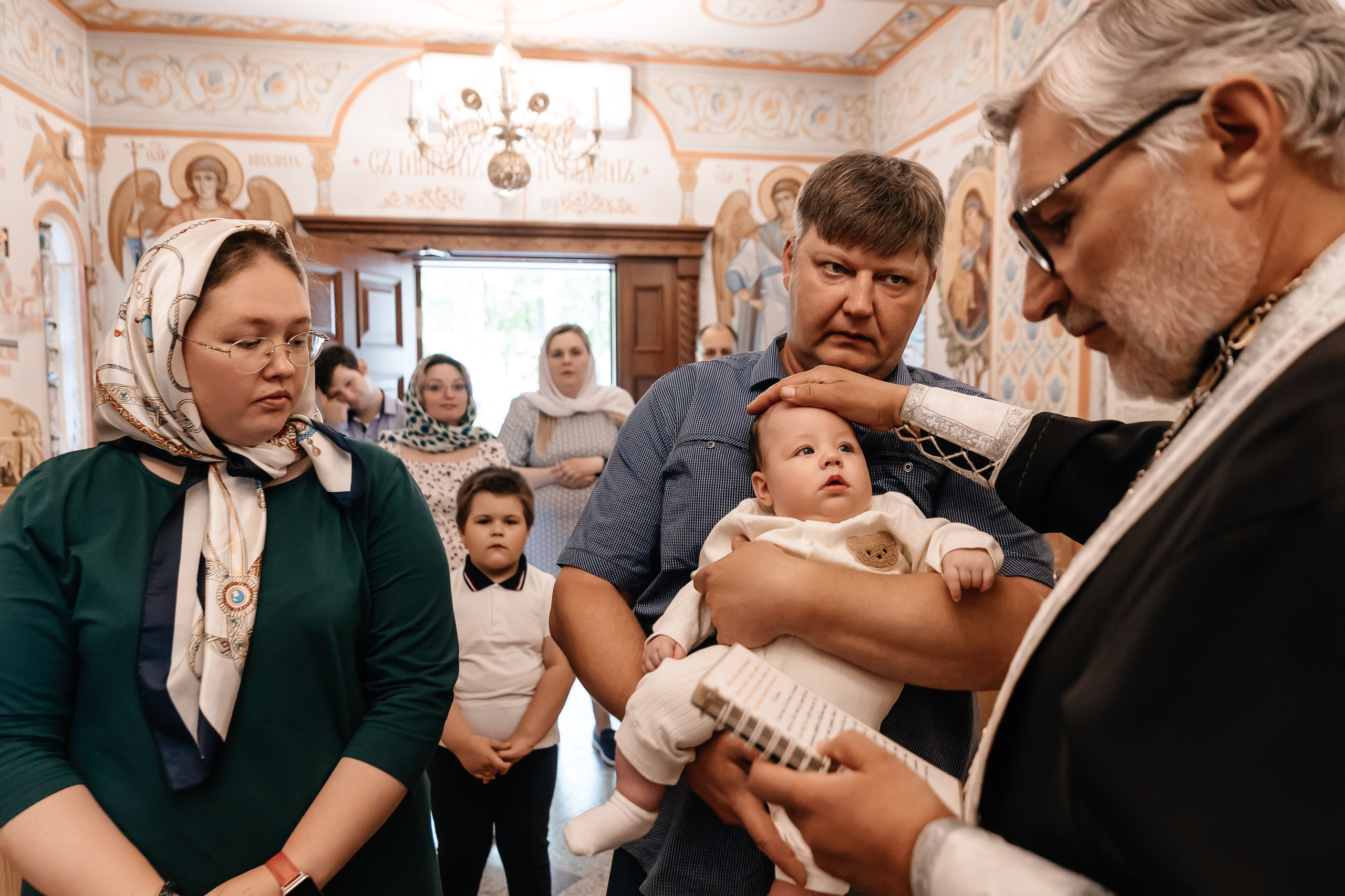 Крещение Максима. Семейный фотограф Минск Усова Ольга