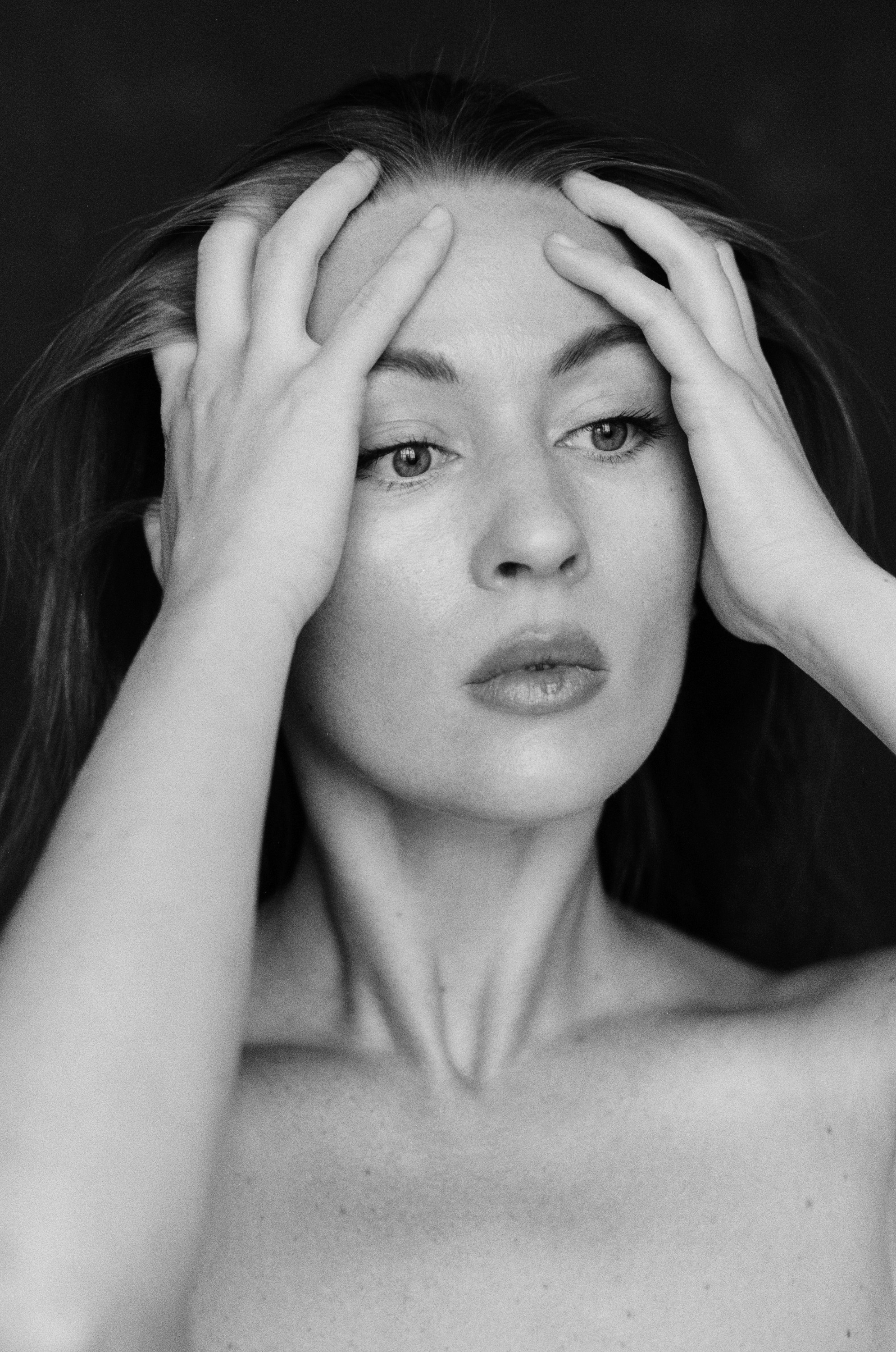 Ч/б фотосессия для Риты