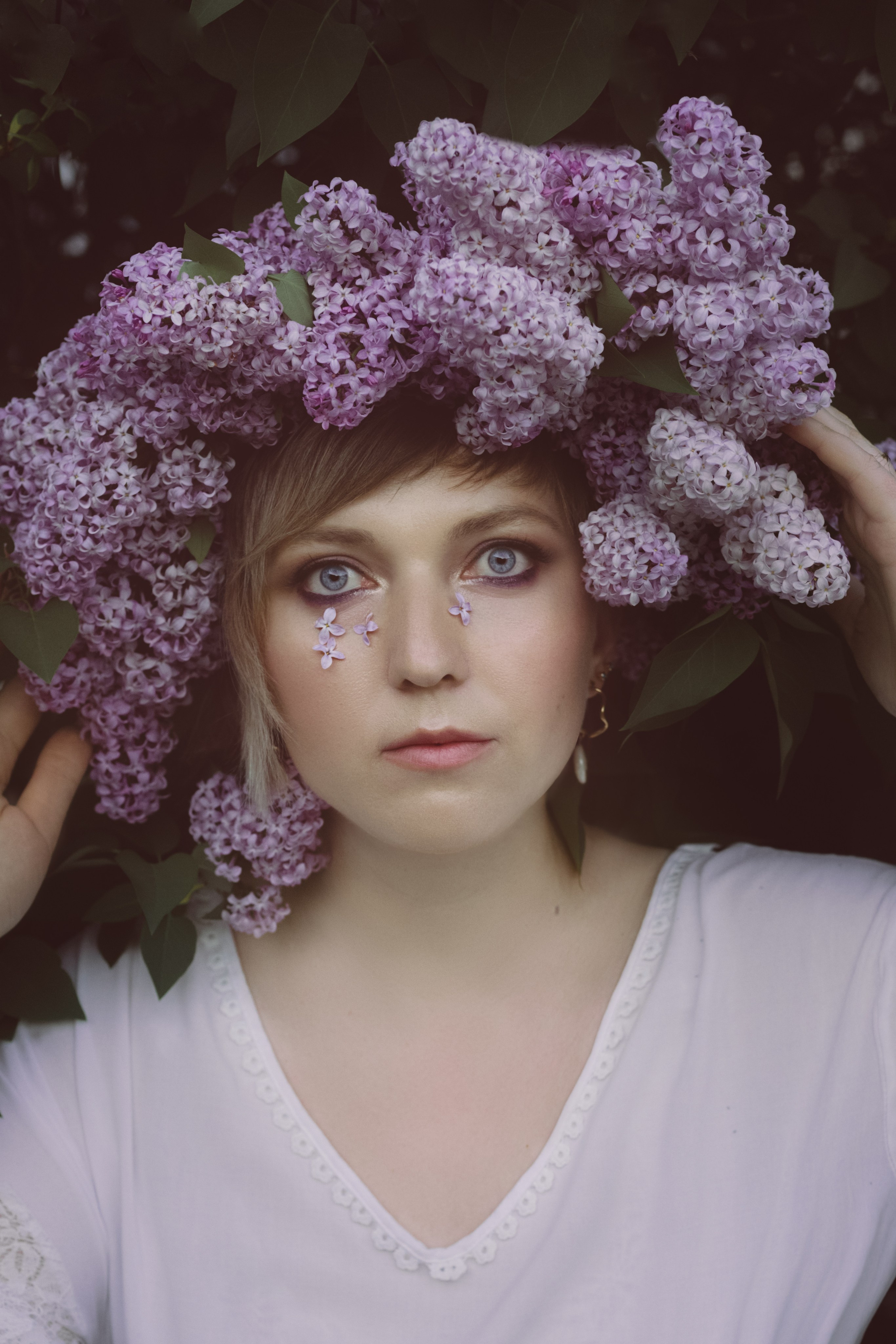 Художественный портрет на свежем воздухе. Фотограф в Новосибирске Краснова Евгения