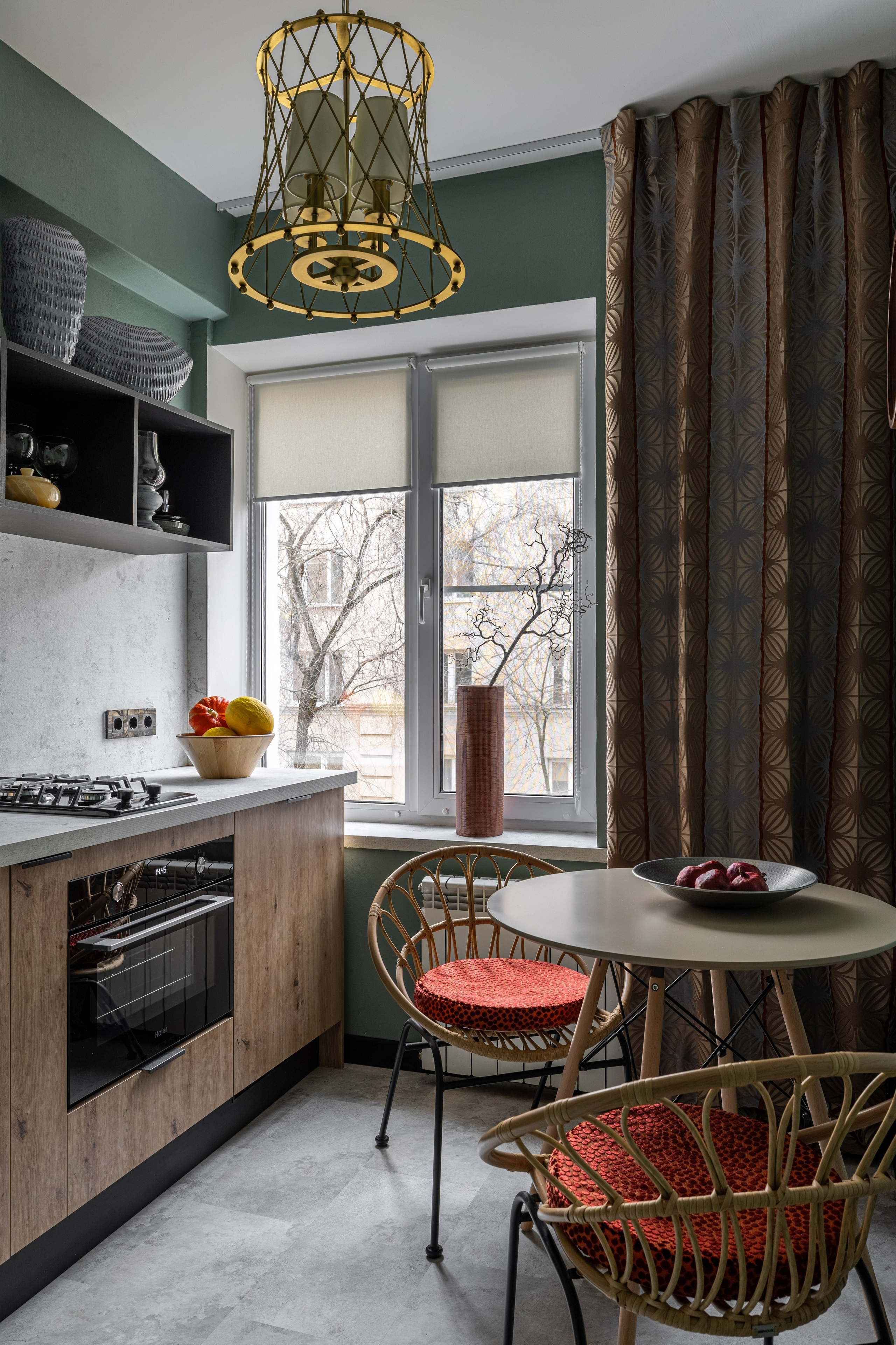 Смелый и яркий проект двухкомнатной квартиры на Шаболовке. Veselinskiy| Интерьерный фотограф | Москва