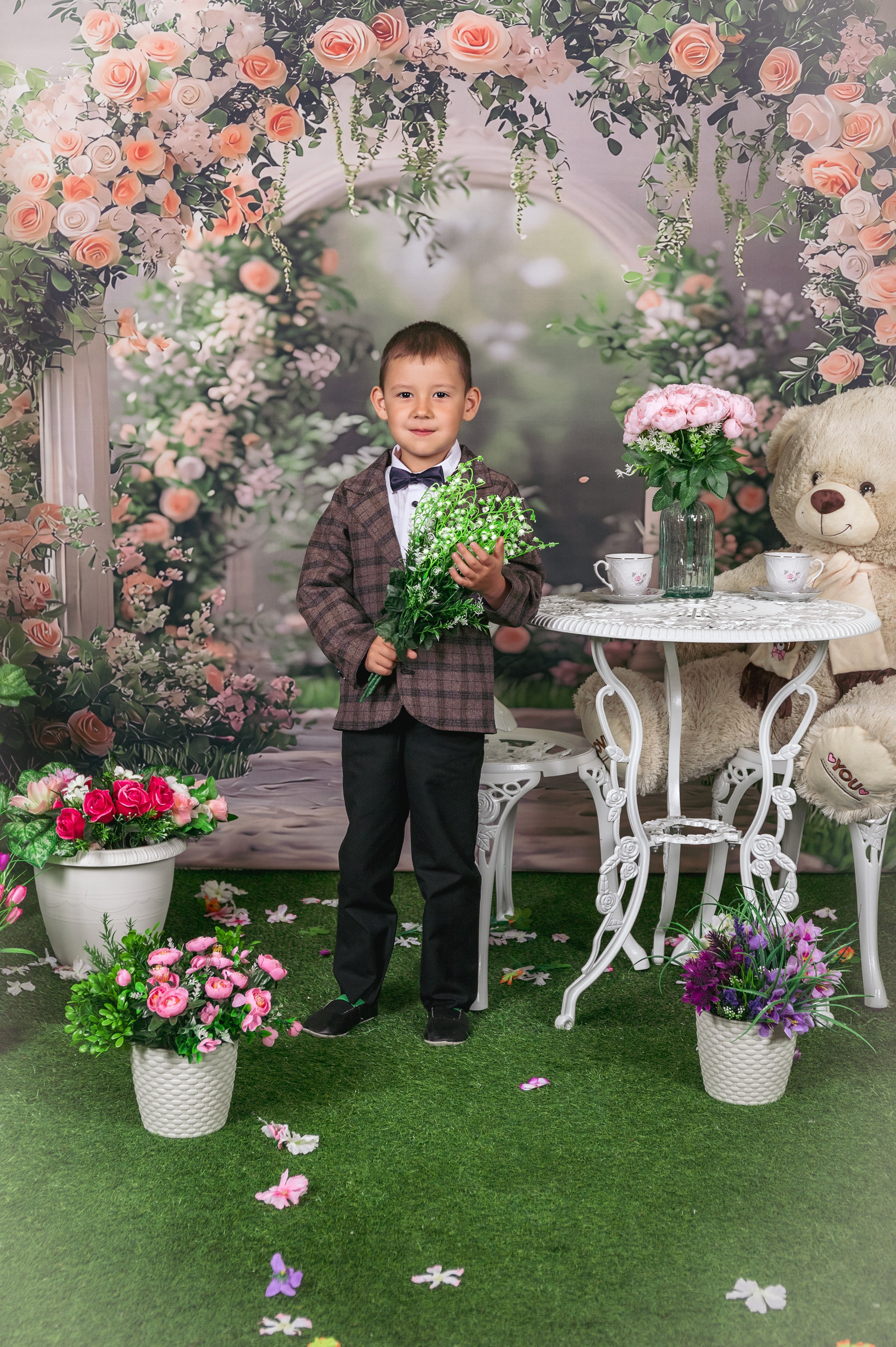 Весенняя фотосессия в ретро стиле. Школьный-дошкольный фотограф в Уфе и Башкирии Вильданов Руслан