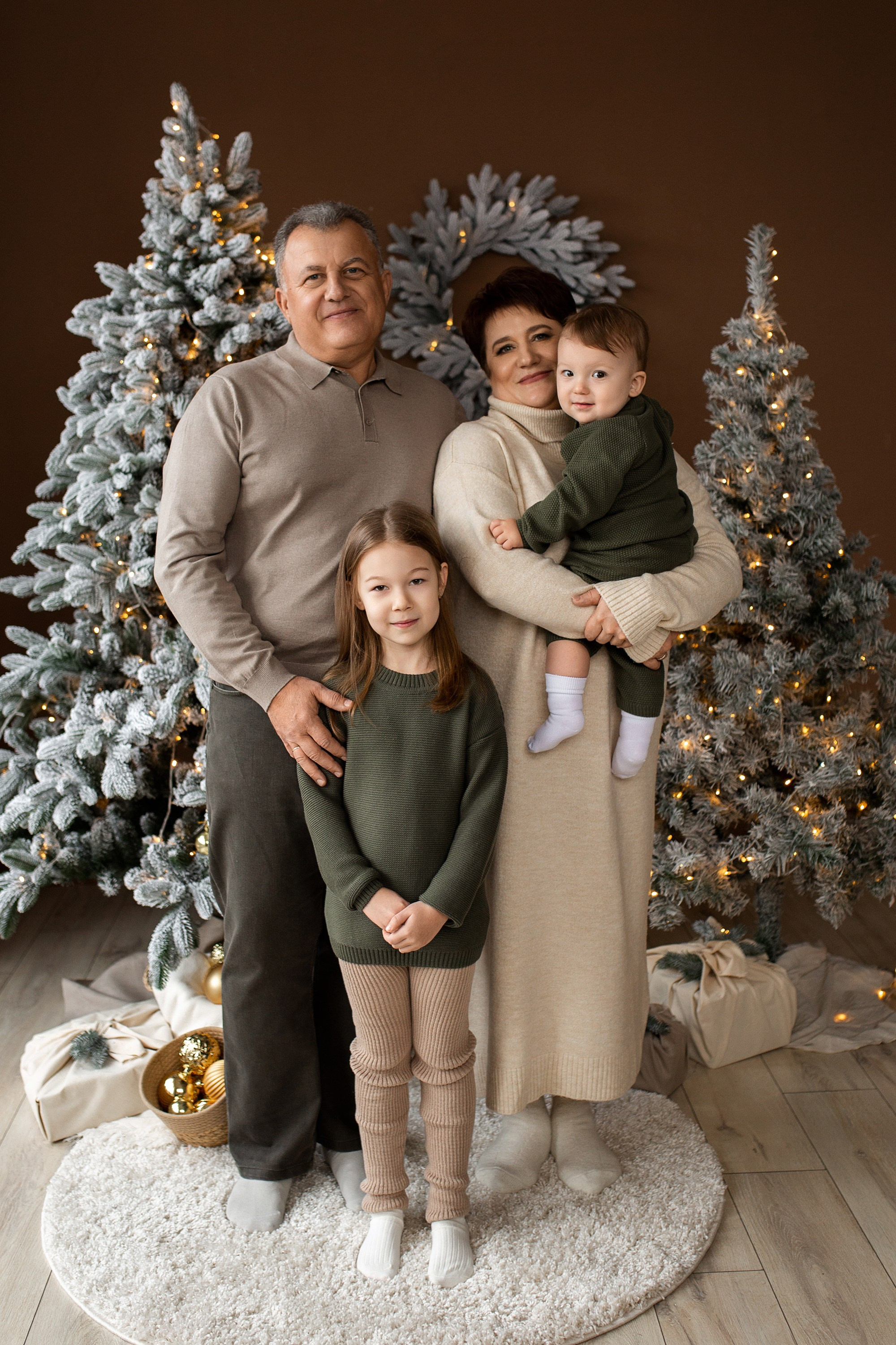 Большая семья. Новый год. Семейный фотограф в Каневской Епифанова Ольга