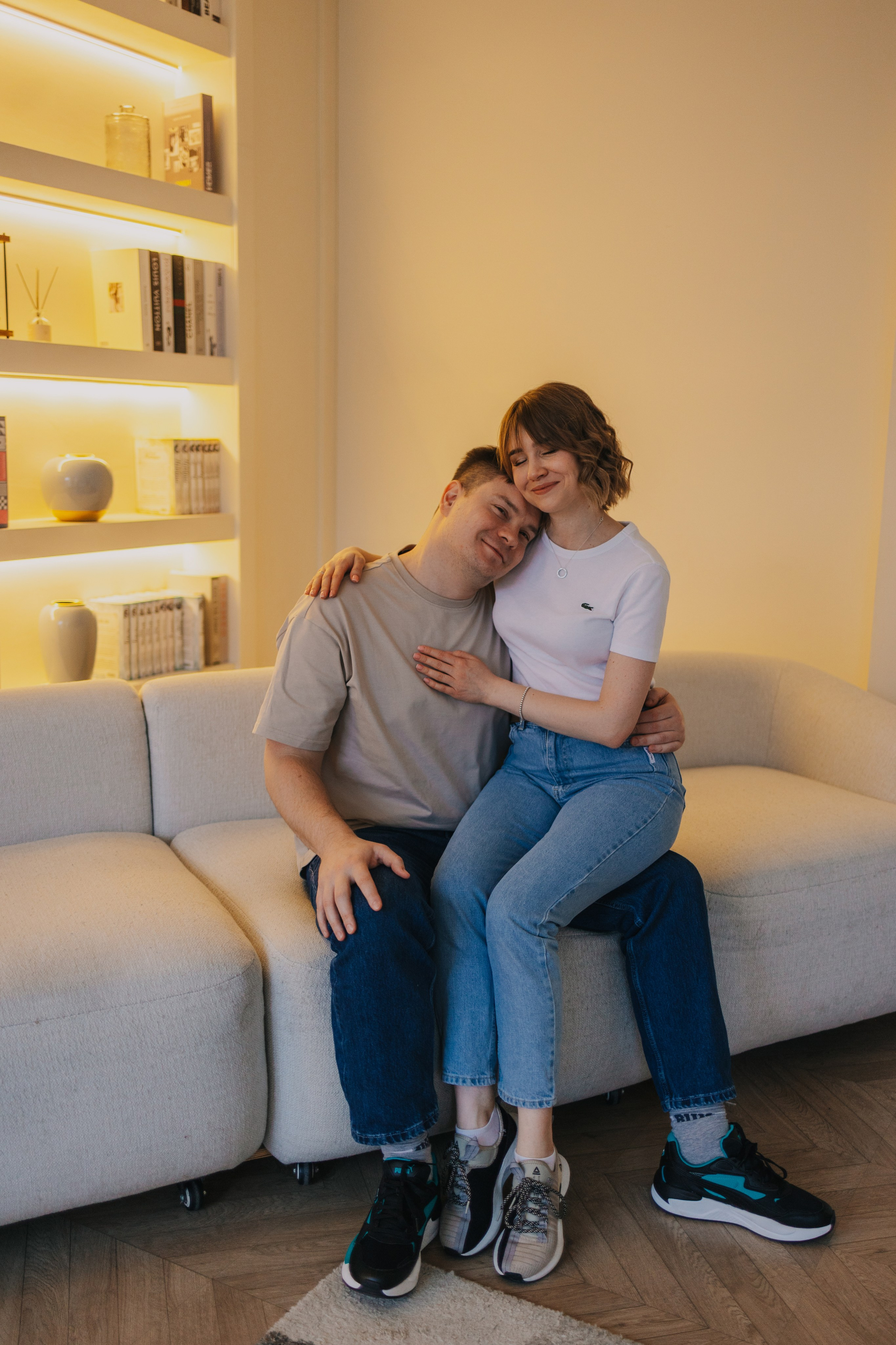 Большая семья. Домашняя фотосессия