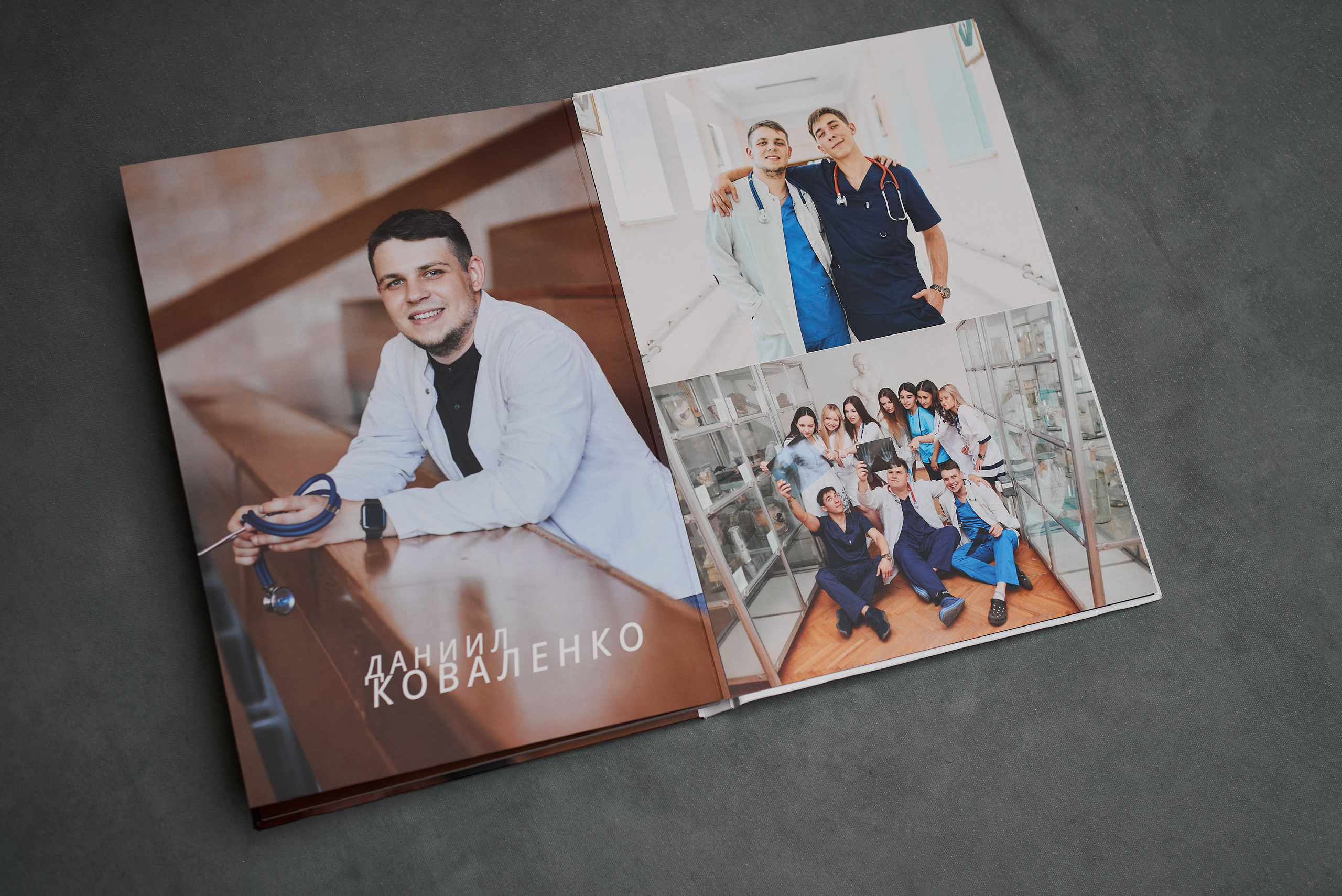 Альбомы для выпускников Мединститута. Фотограф в Луганске Лариса Аксёнова