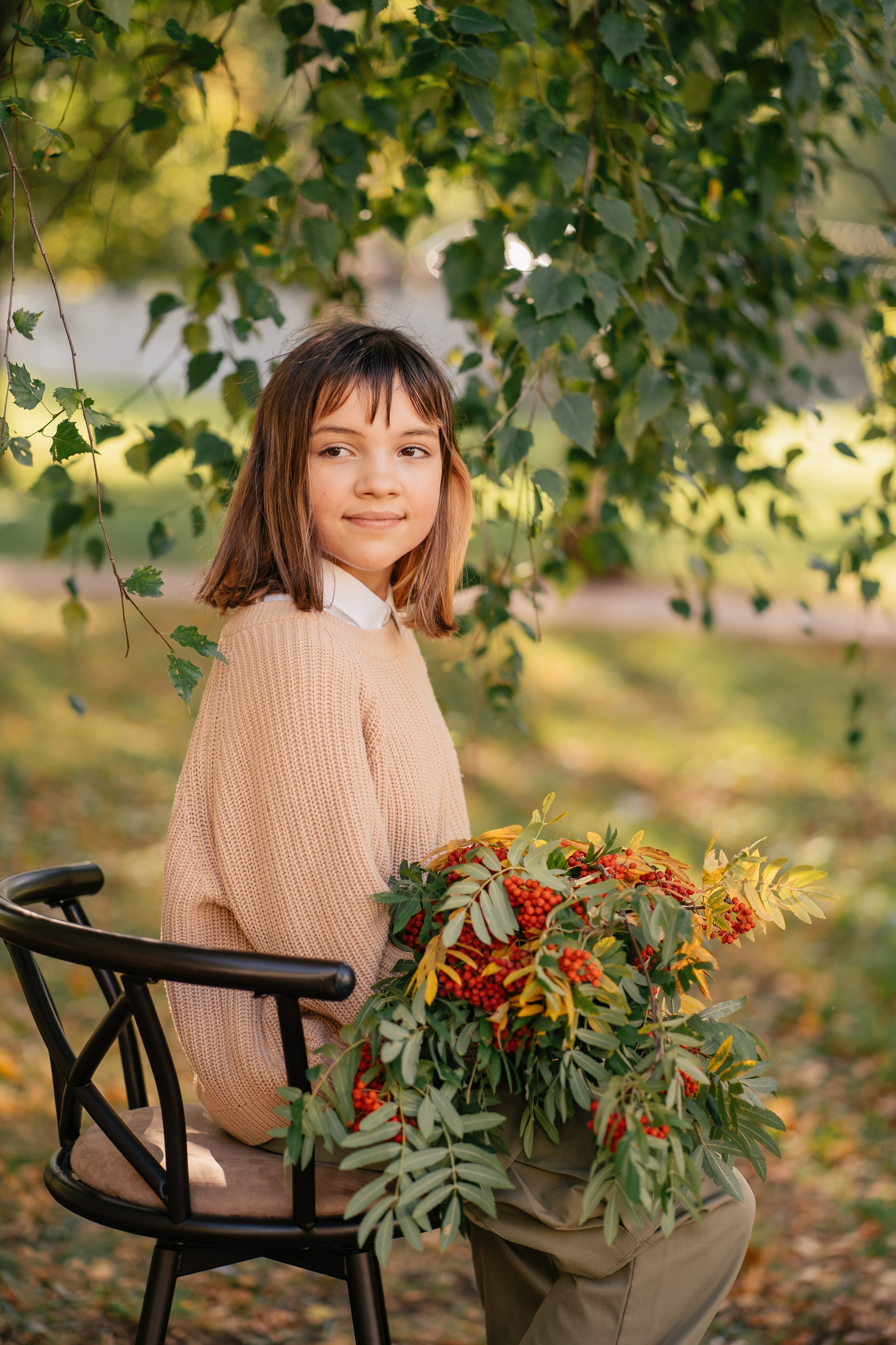 Осенняя фотосессия для школьников. Выпускные альбомы в городе Кирове. Фотограф Екатерина Невская