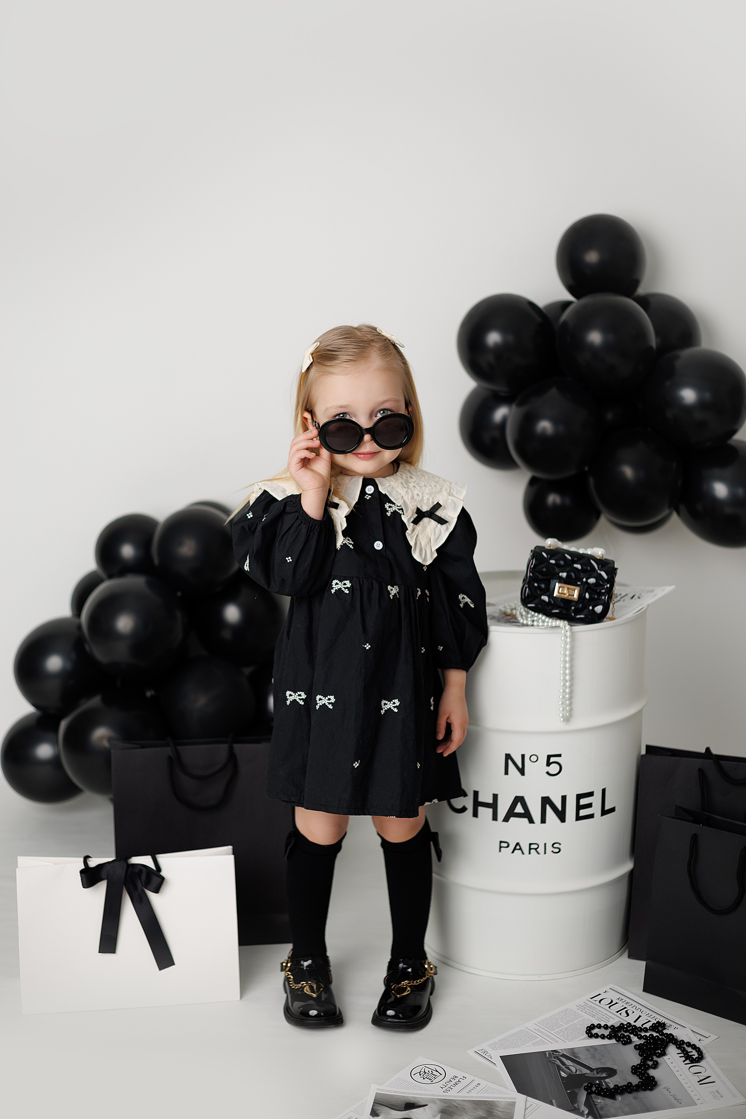 Фотопроект для малышей от года и старше «Boss / Chanel». Фотограф новорожденных анна порфирьева москва московская область