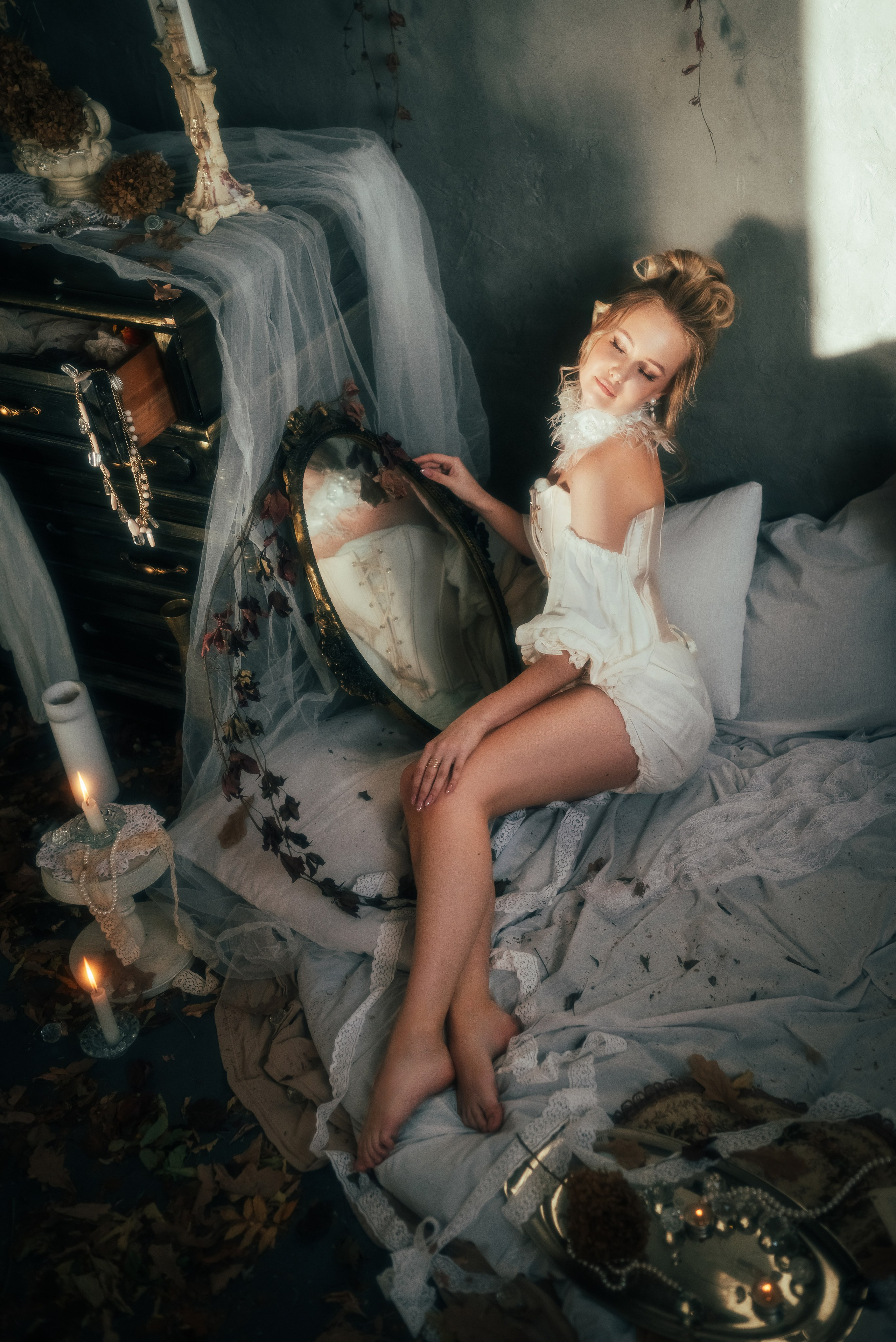 Фотосессия с дымом античном стиле Кемерово