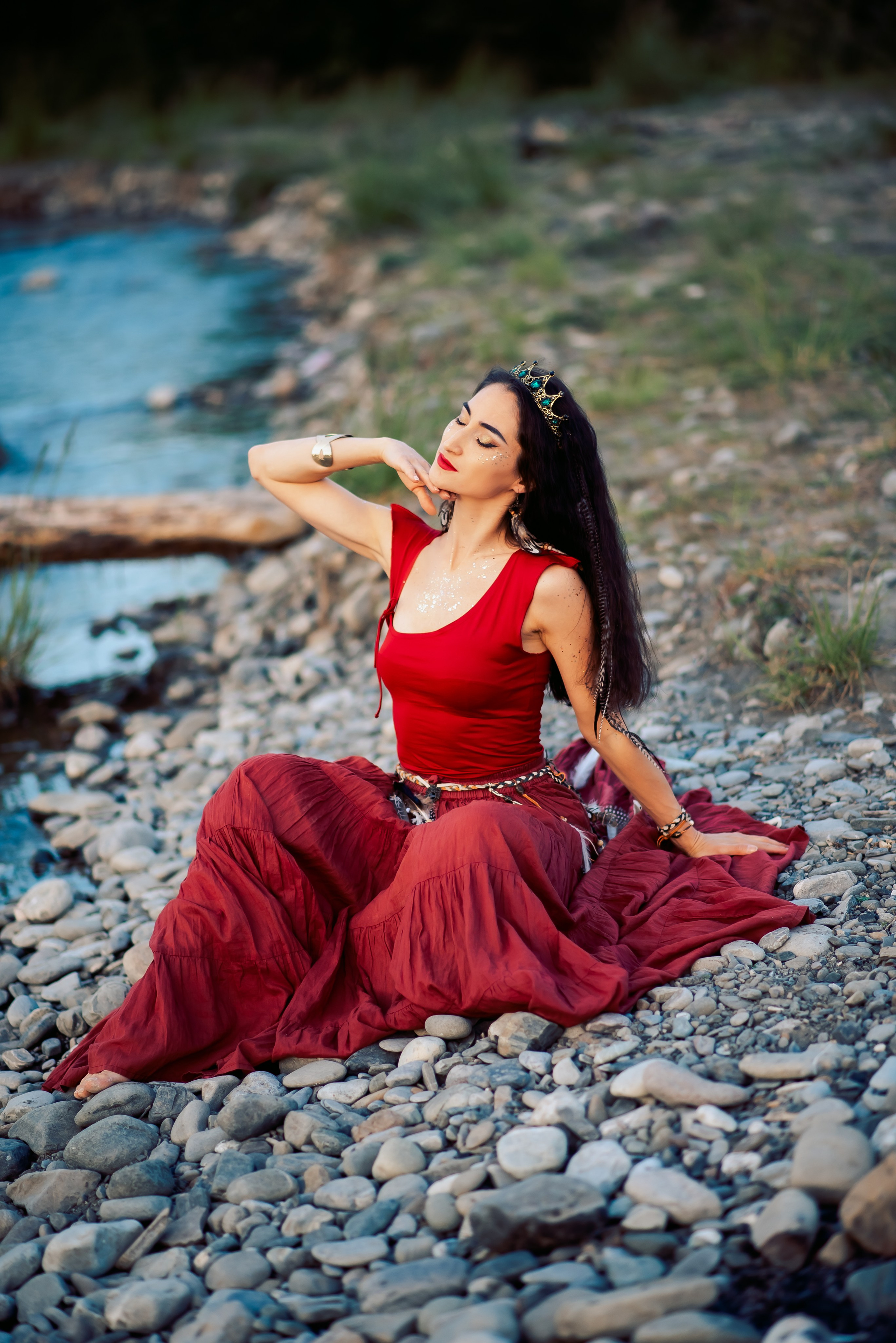 У костра. Семейный и женский фотограф Лоо Краснодар Сочи Энем Татьяна Трибурт