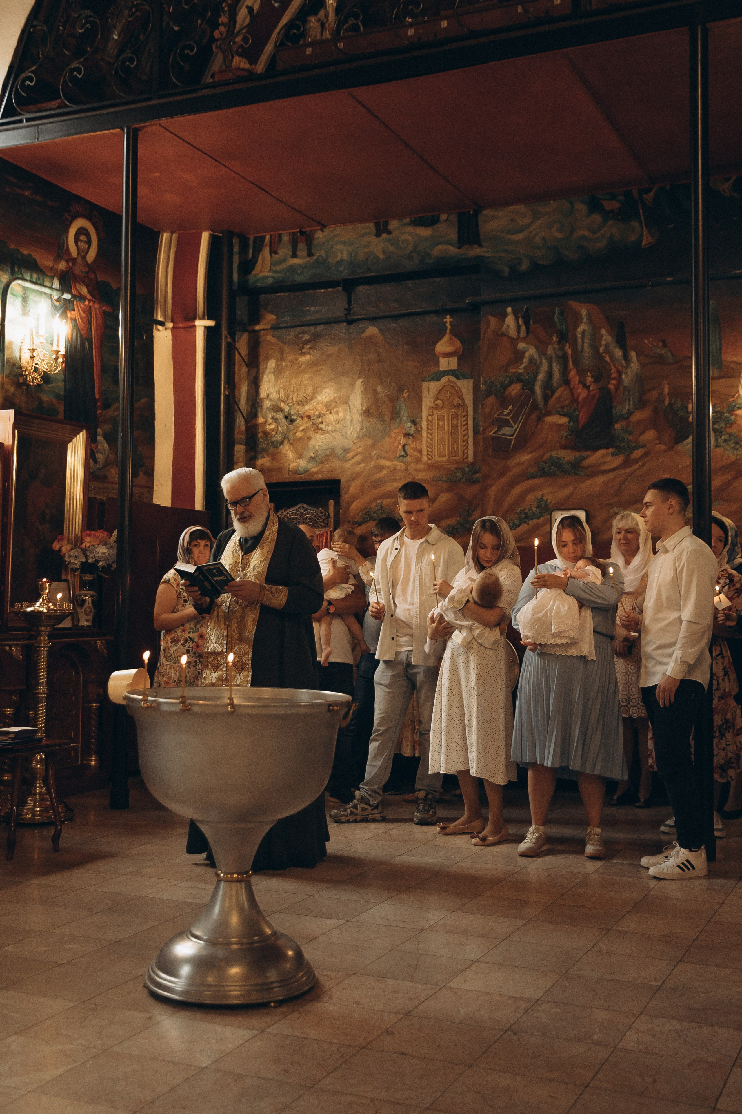 Крещение. Семейный фотограф в Москве и Королеве Евгения Баукова