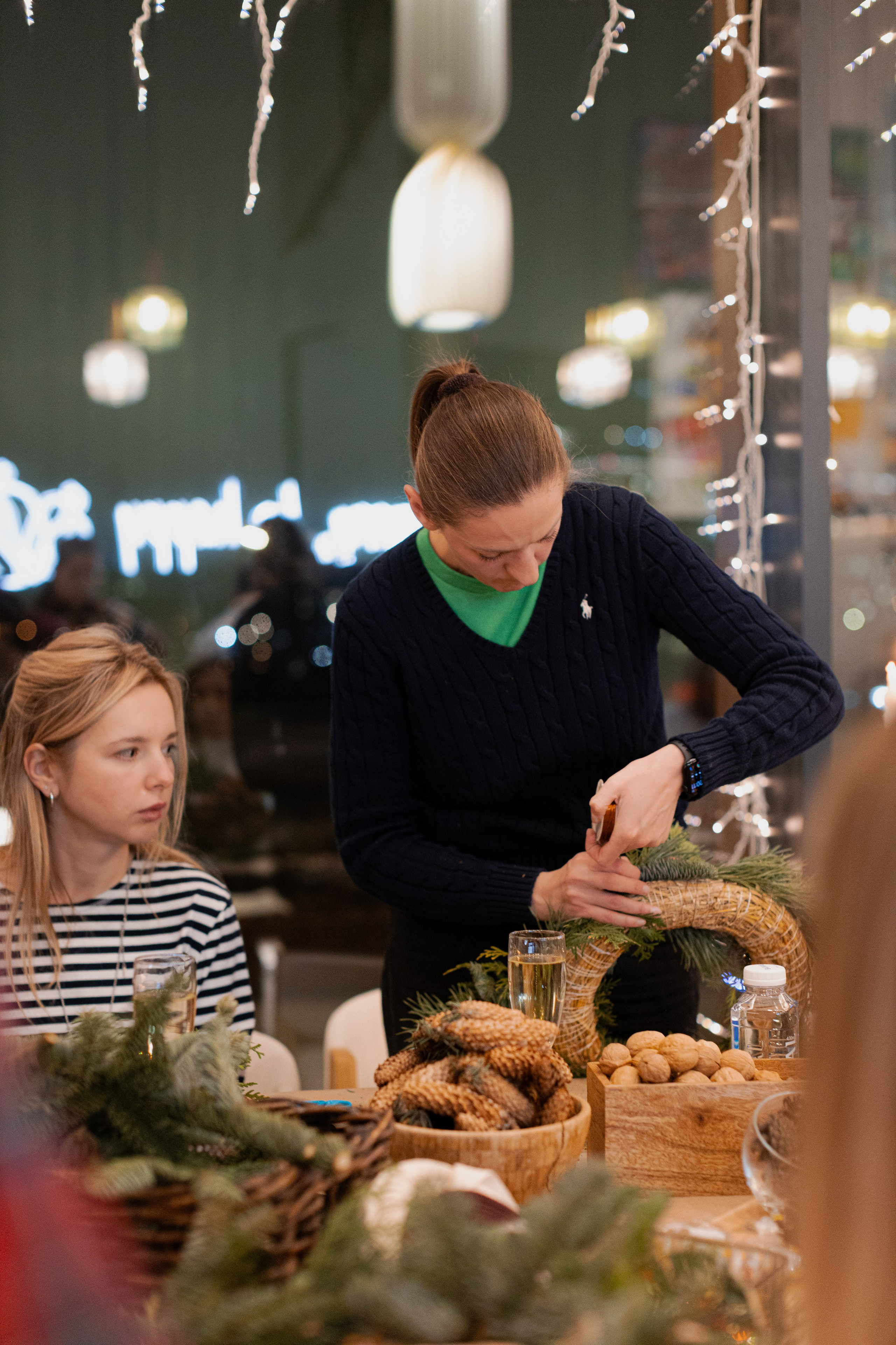 Мк свечи и венок (новогодний корпоратив). Анастасия Ракчеева Художник