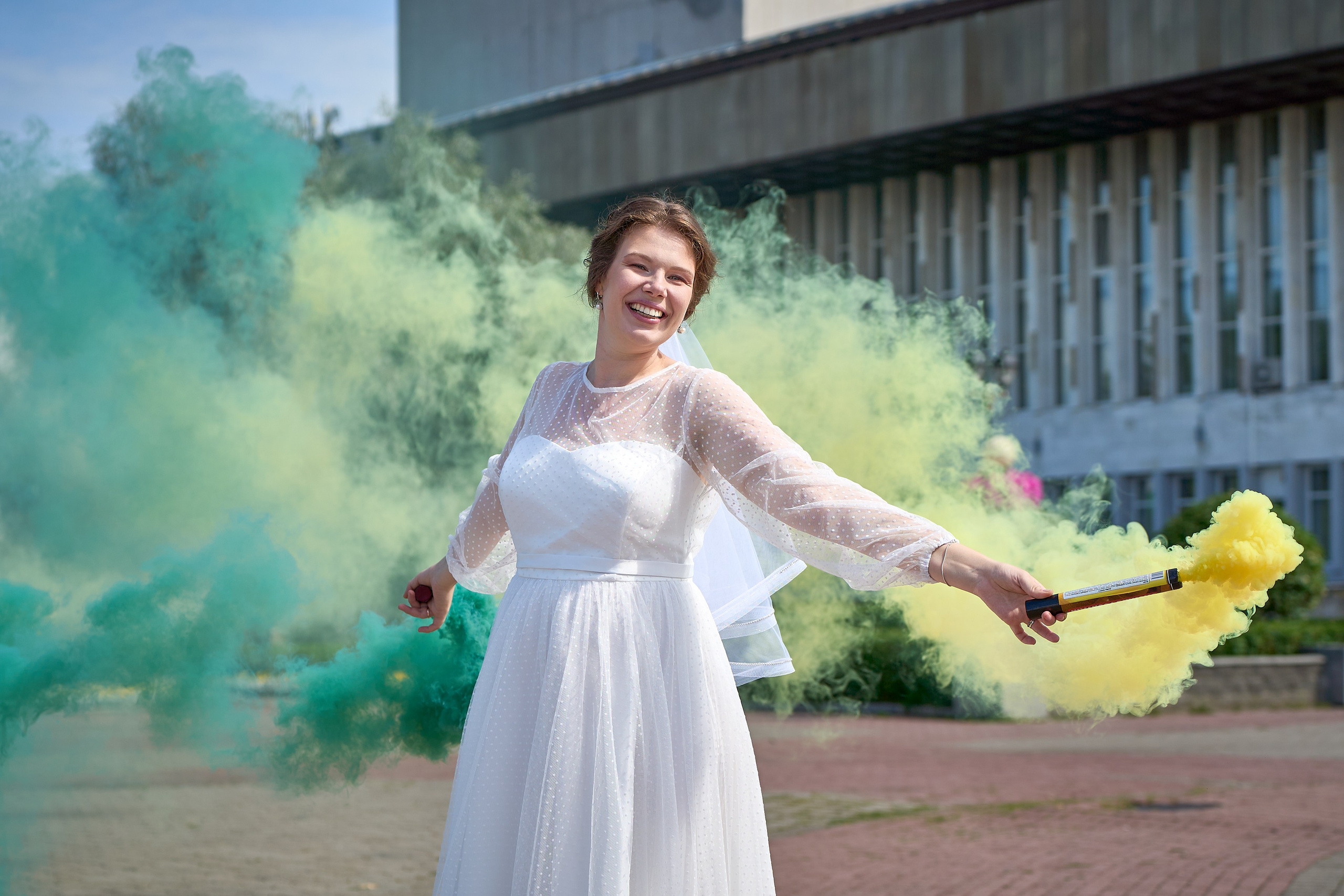 Прогулка после ЗАГСа. Репортажный и портретный фотограф в Томске Ларионов Артём