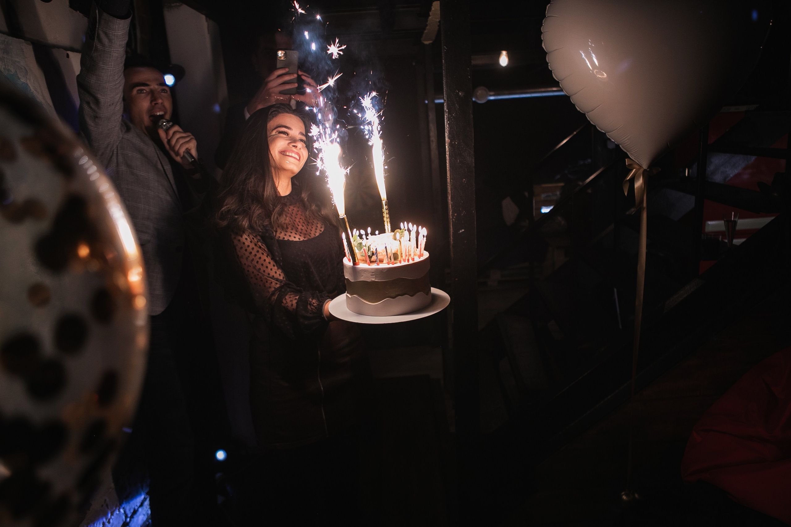 День рождения В тёмном лофте. Фотограф в Москве Дмитрий Жарков