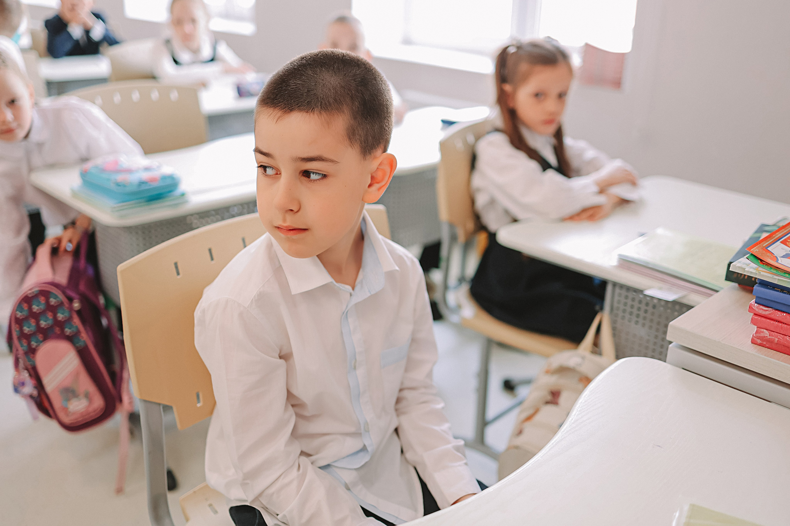 Один день в школе 1 класс. Семейный фотограф Тюмень, фотограф на роды Салмина Мария