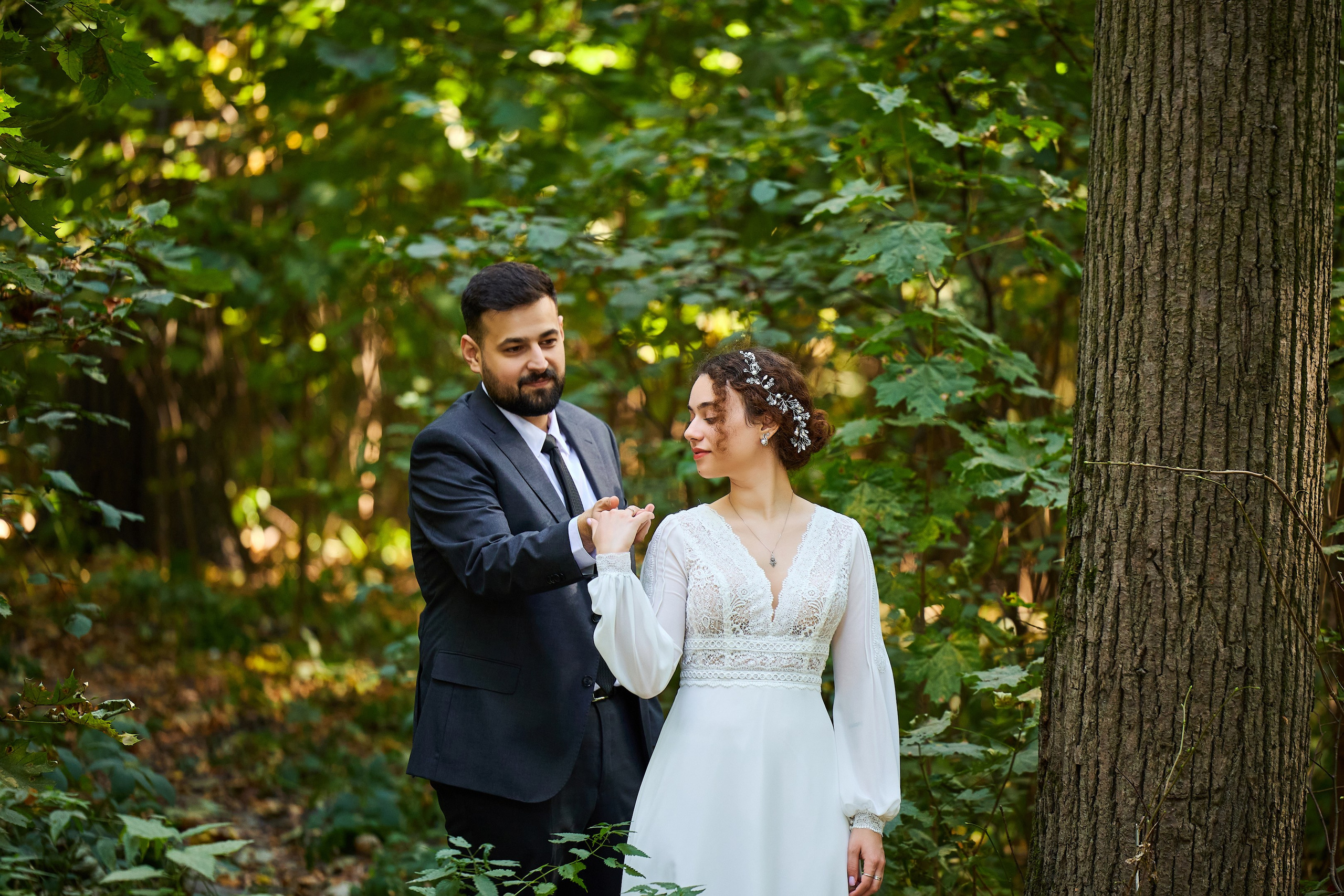 Свадебная фотосессия Царицыно. Свадебный фотограф Сергей Колбинский