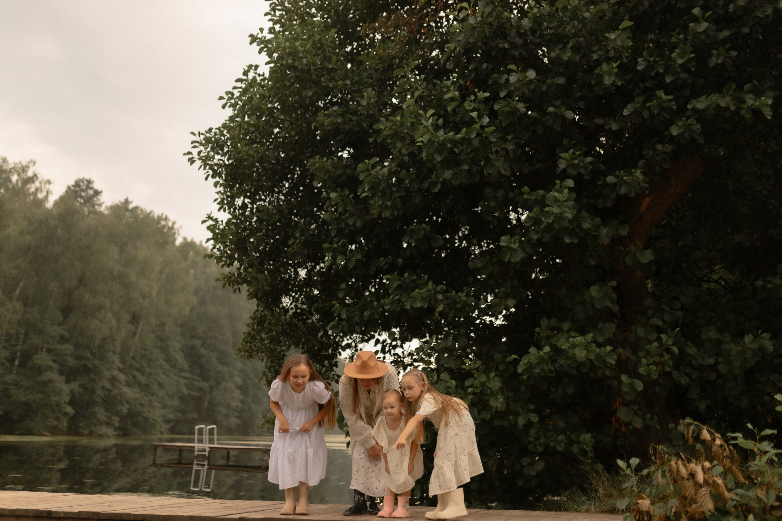 Мама Алина, Маша, Дина и Анечка. Фотограф Татьяна Семенова