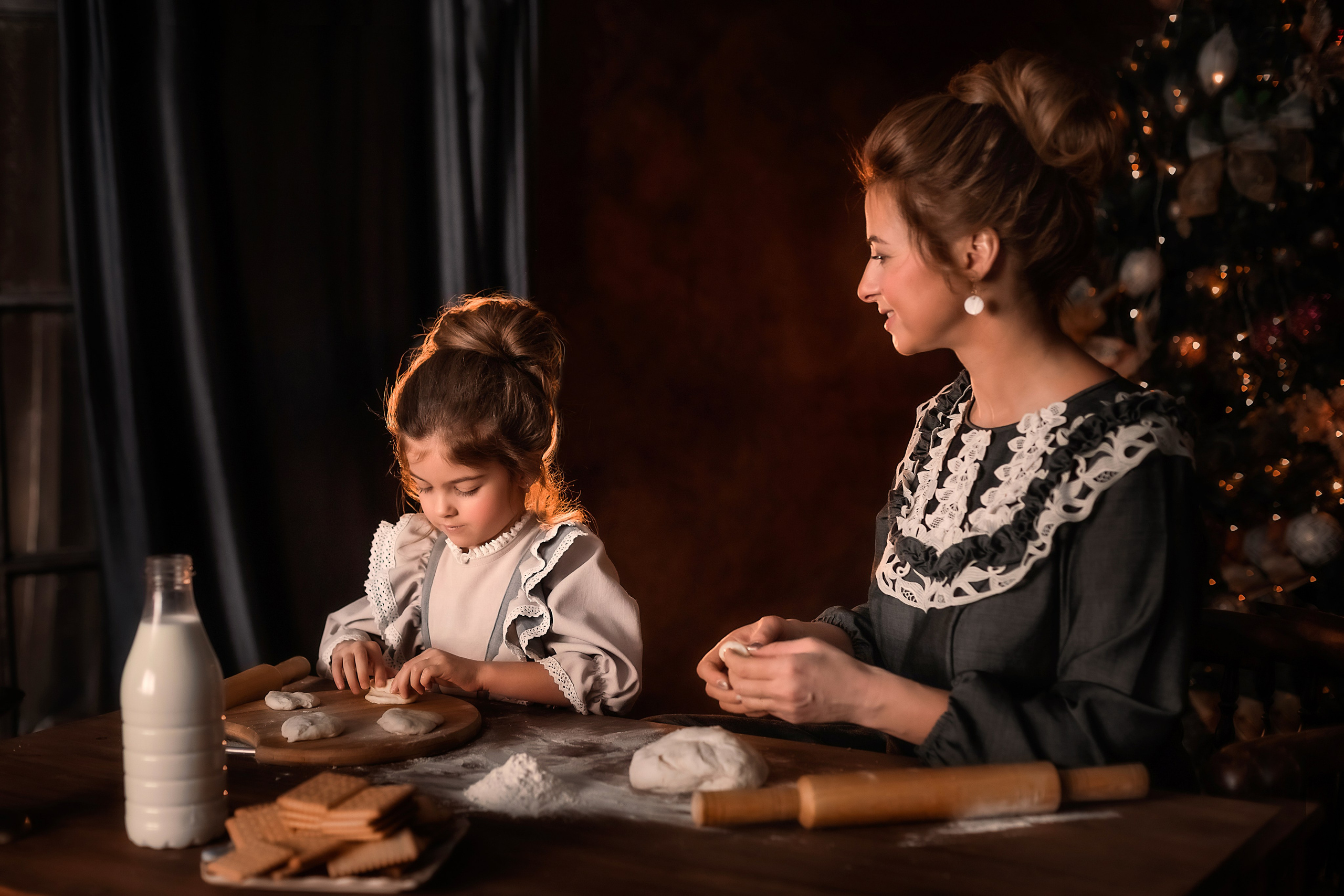 В ожидании Дедушки Мороза. Семейный и детский фотограф в Екатеринбурге Оксана Пипкина