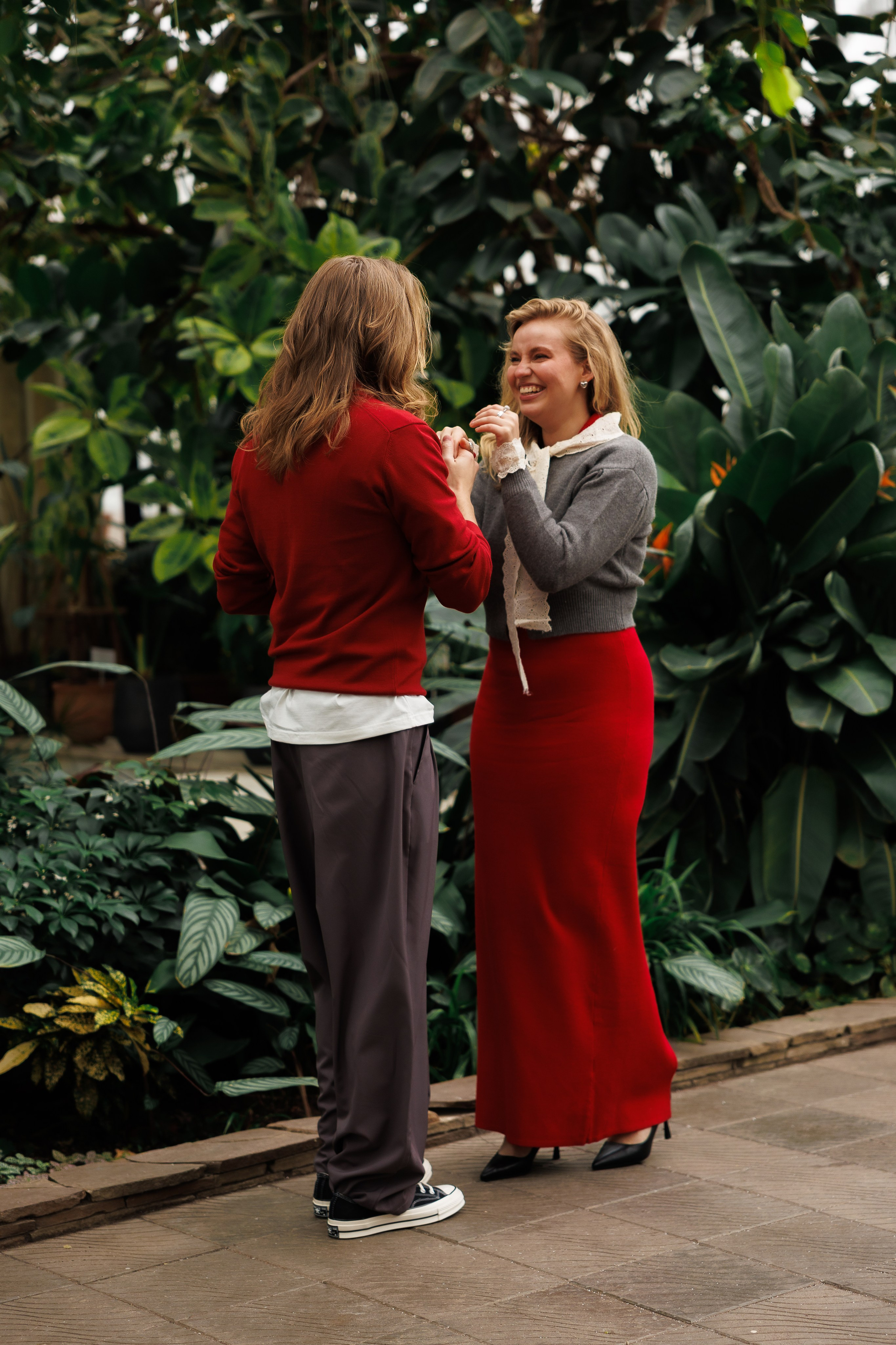 Предложение в оранжерее. Свадебный и семейный фотограф в Москве Красинская Мария