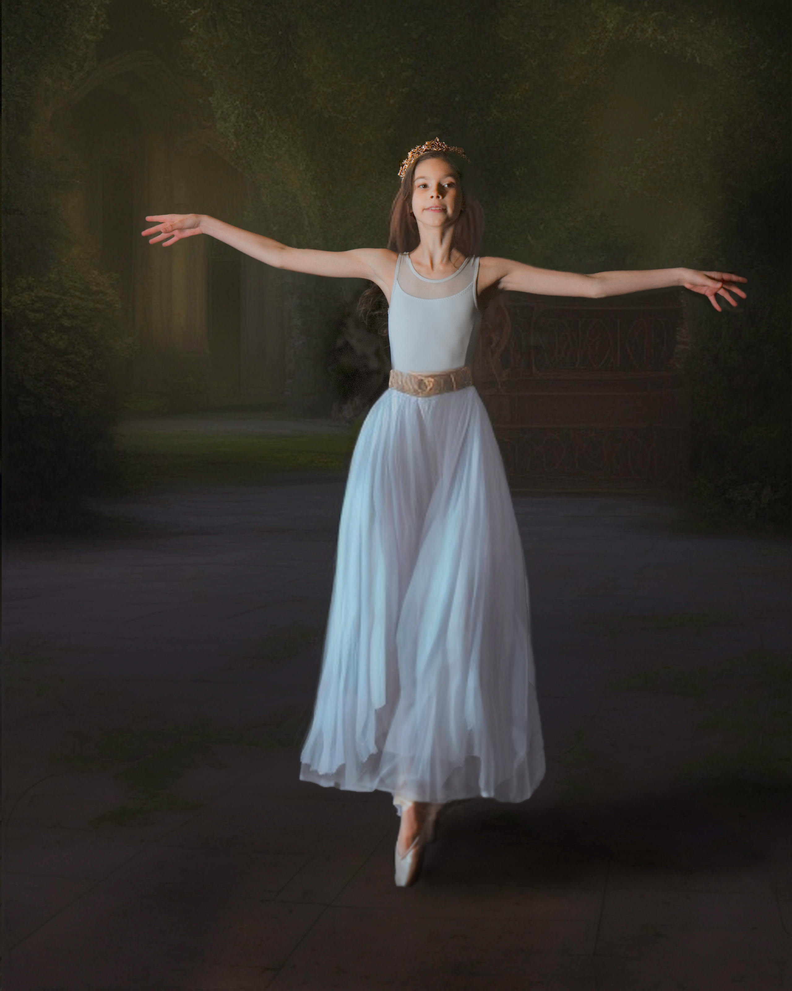 Фотосессия студентки Академии танца Бориса Эйфмана