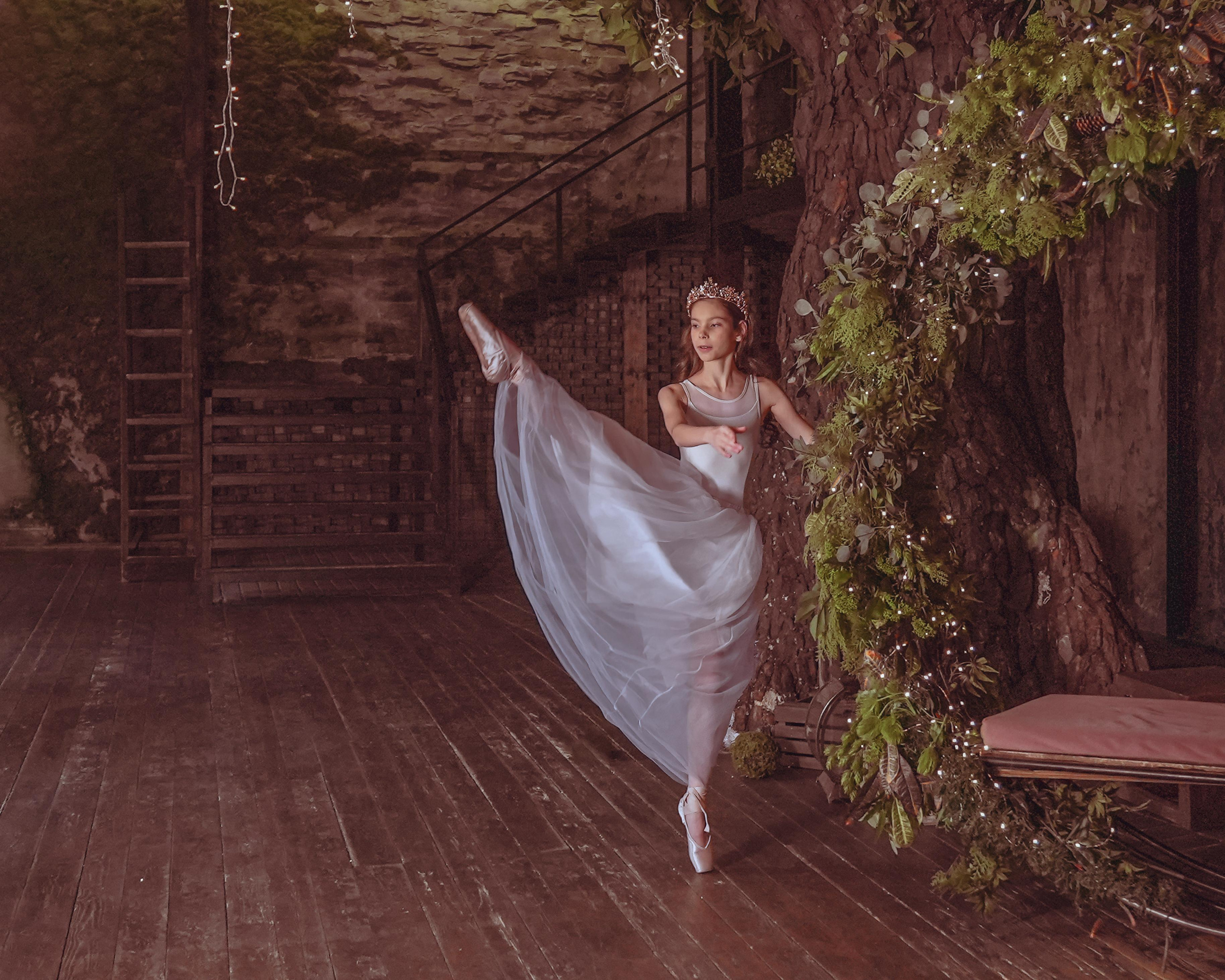 Фотосессия студентки Академии танца Бориса Эйфмана