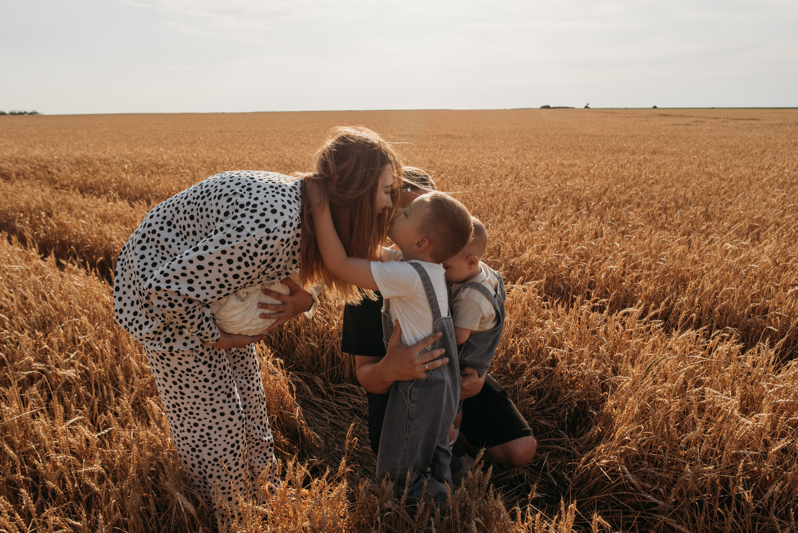 Анна с семьей. Детский и семейный фотограф выпускной альбом Приморско-Ахтарск