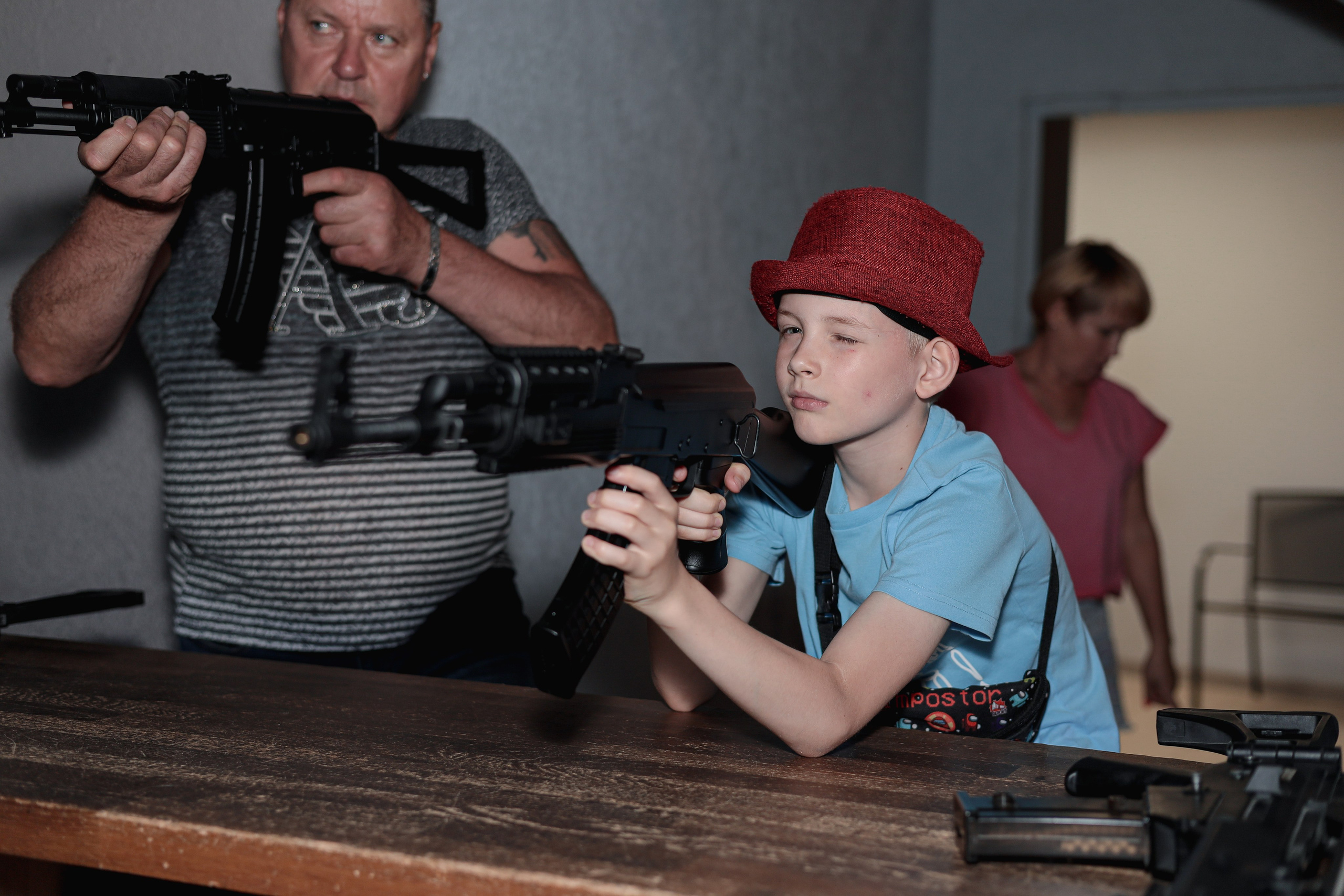 День рождение в стрелковом клубе. Фотограф Надршина Лилия