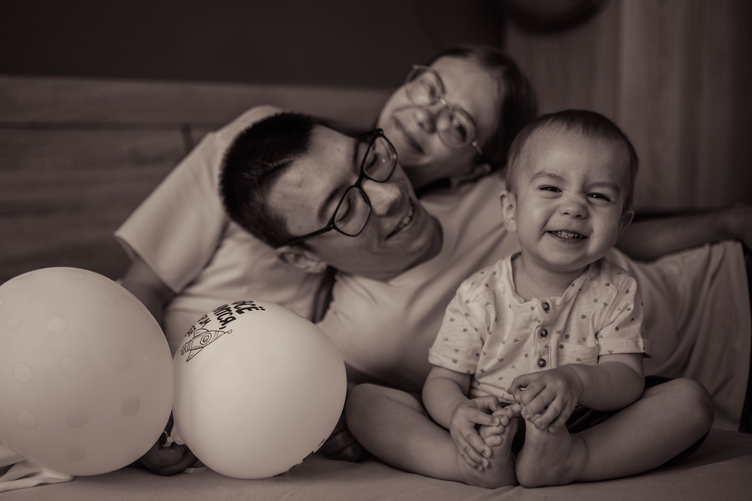 Илья, Марина и Дмитрий. Семейный фотограф Алина Демидова. Королев