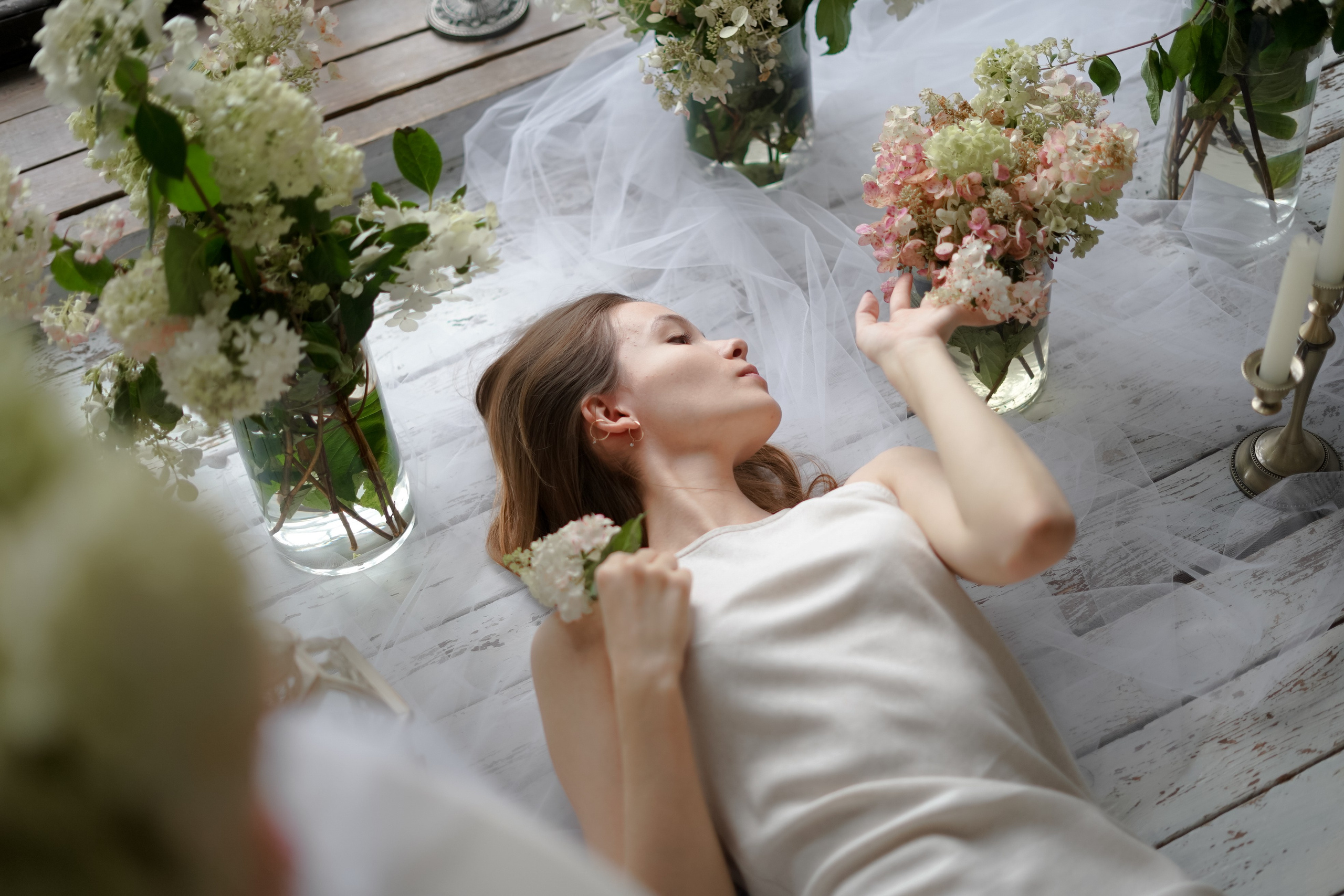 В ароматах гортензий. Фотограф Татьяна Митрофанова