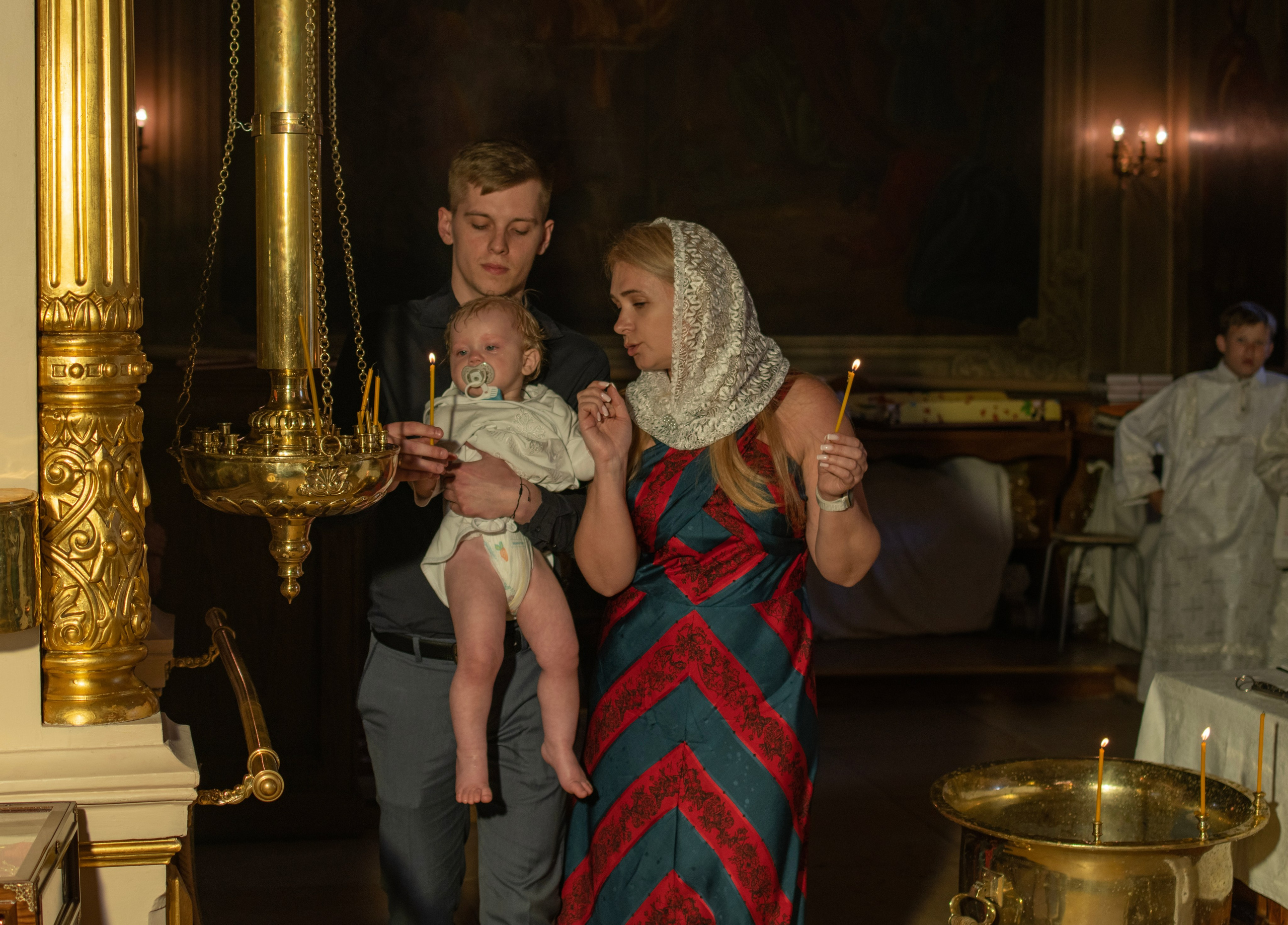 Крестины в Мячково. Семейный и детский фотограф Антон Зорин