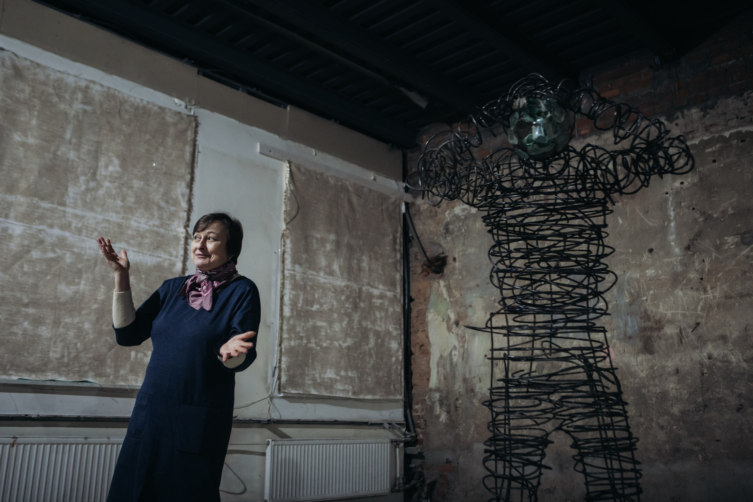 Подглядывающий _2021-2024. Художник — скульптор Антонина Фатхуллина