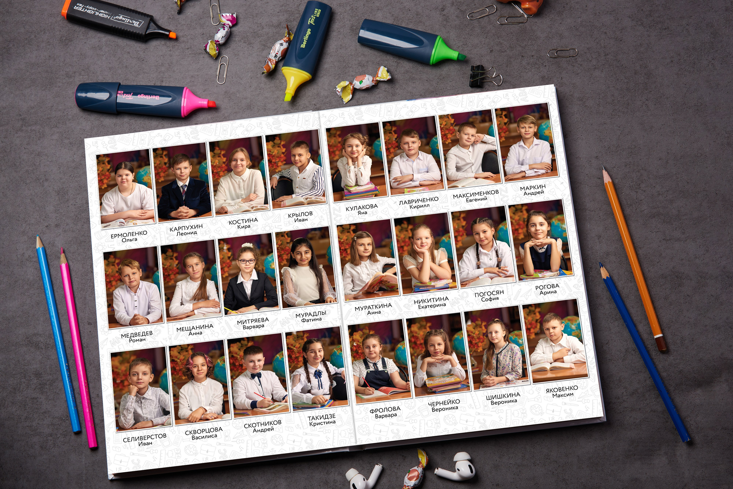 4. Школьный фотограф в Туле Владимир Греков. Выпускные альбомы