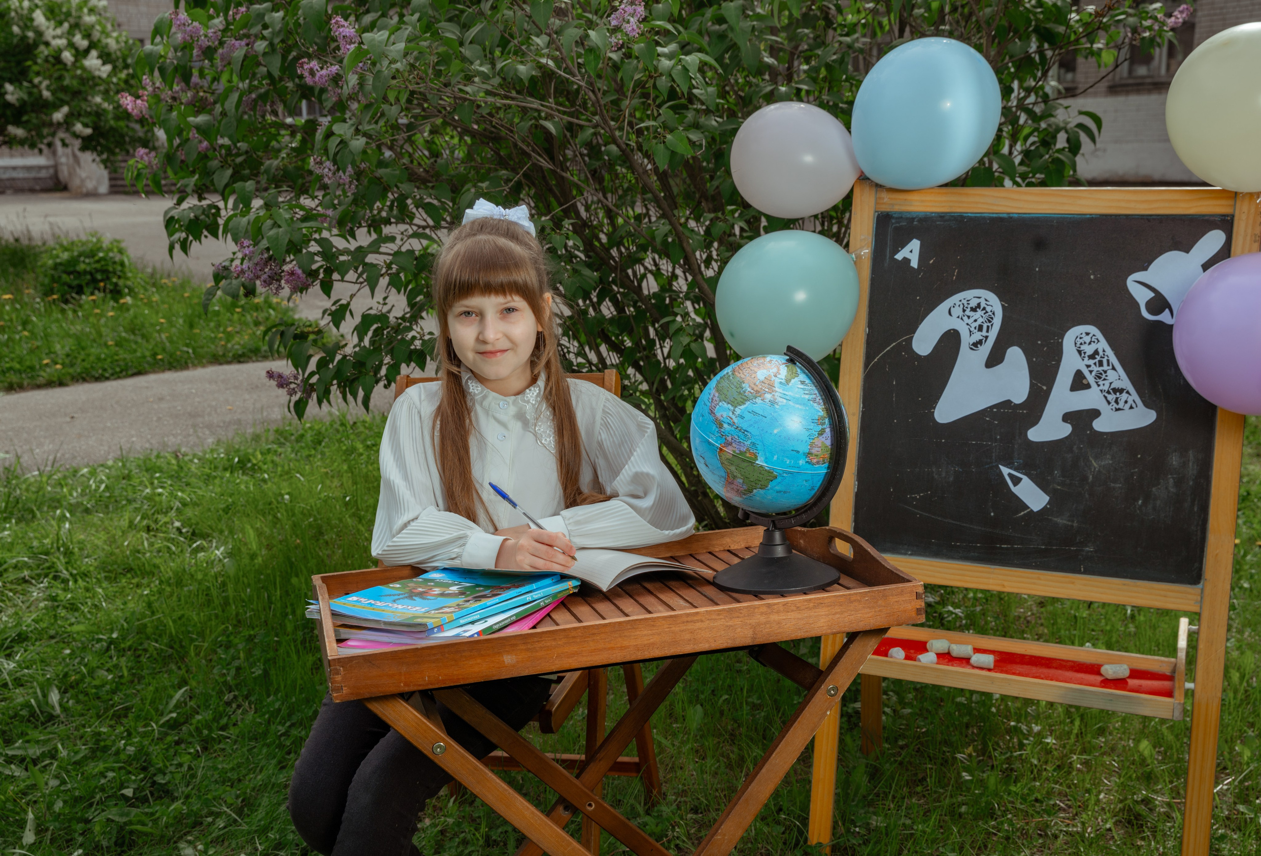 Школьная фотозона. Семейный и детский фотограф в Нижнем Новгороде