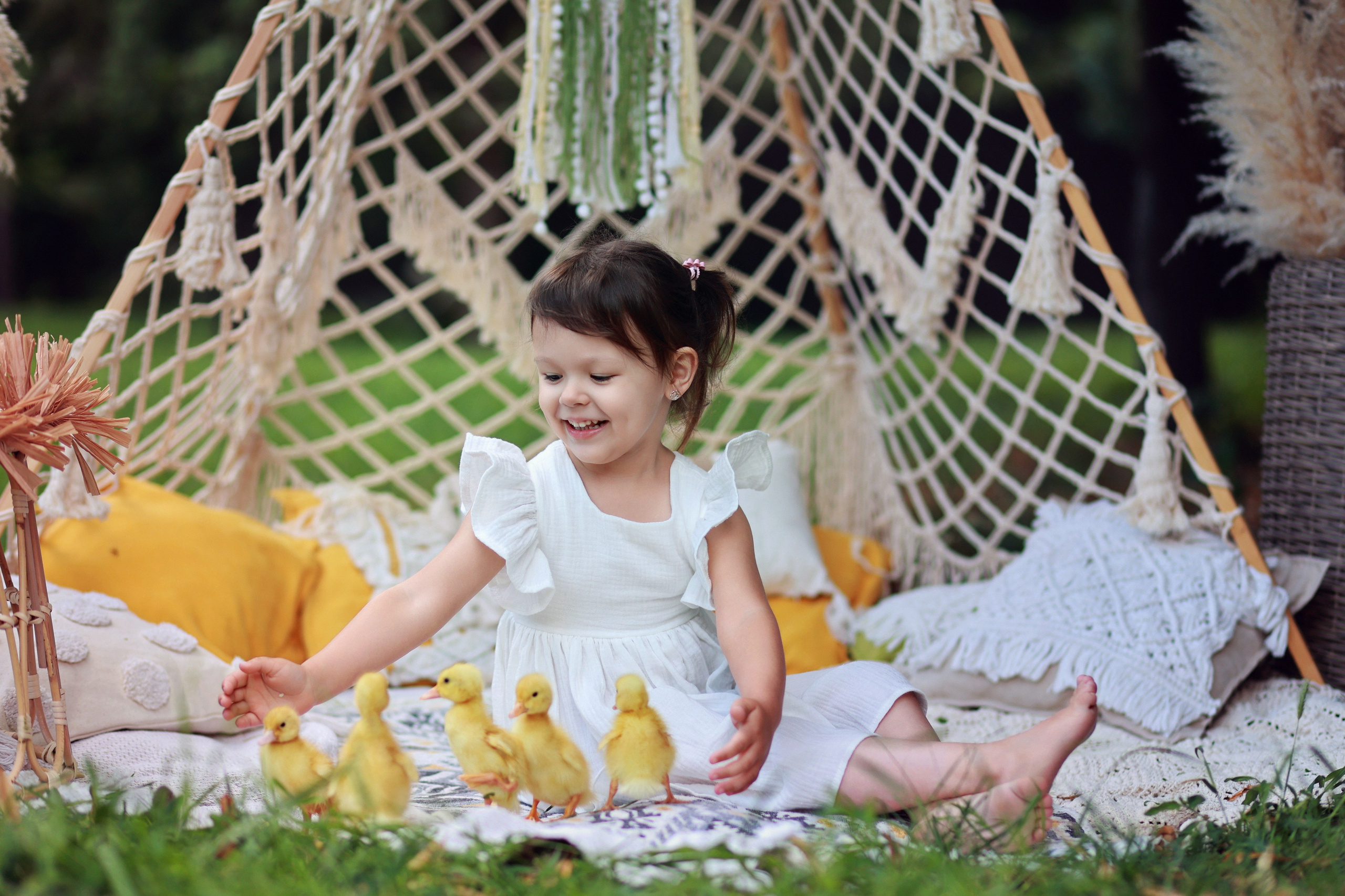 Бохо в Чистяковской Роще. Детский семейный фотограф Краснодар