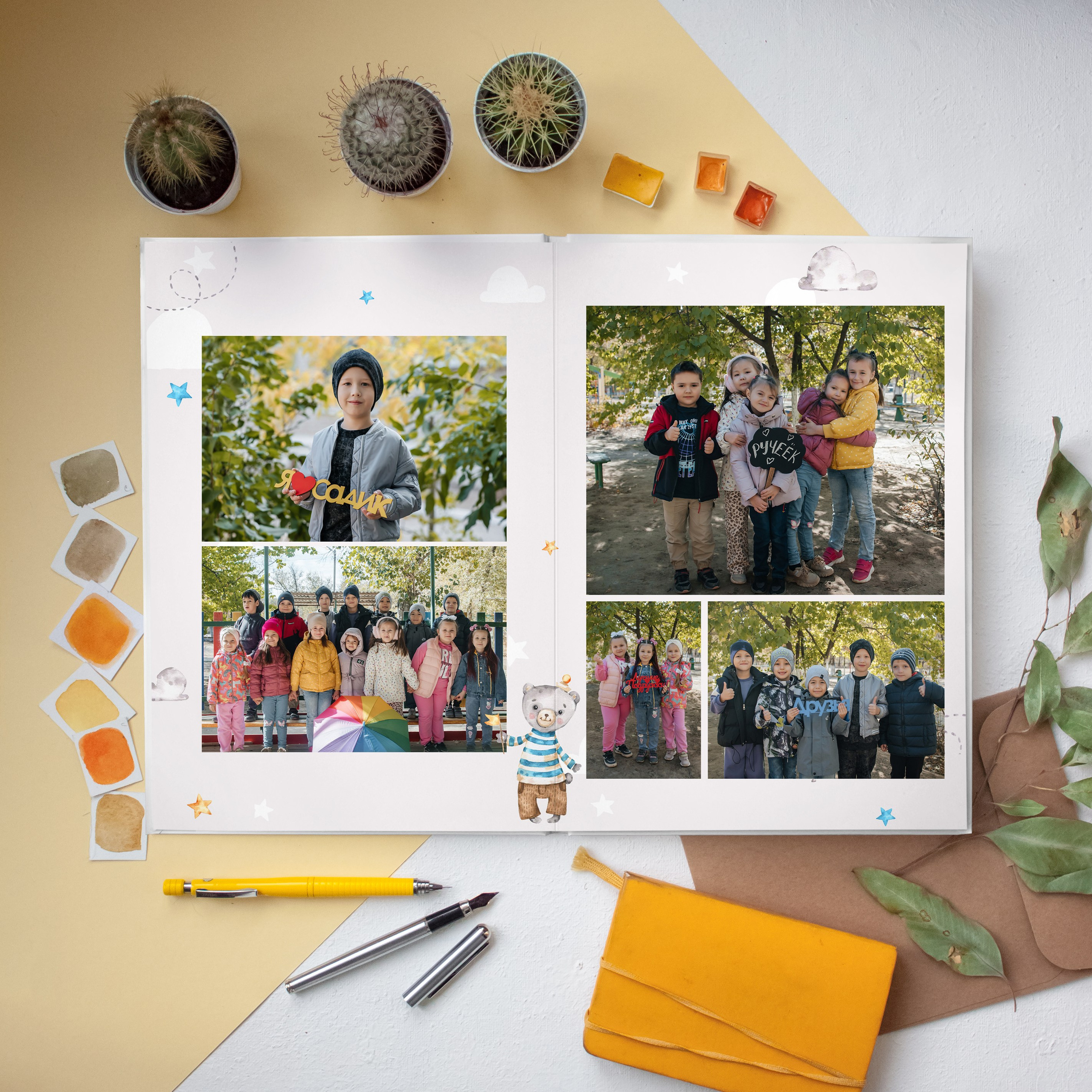 Малыши мальчики. Дизайнер fotokniga_ast