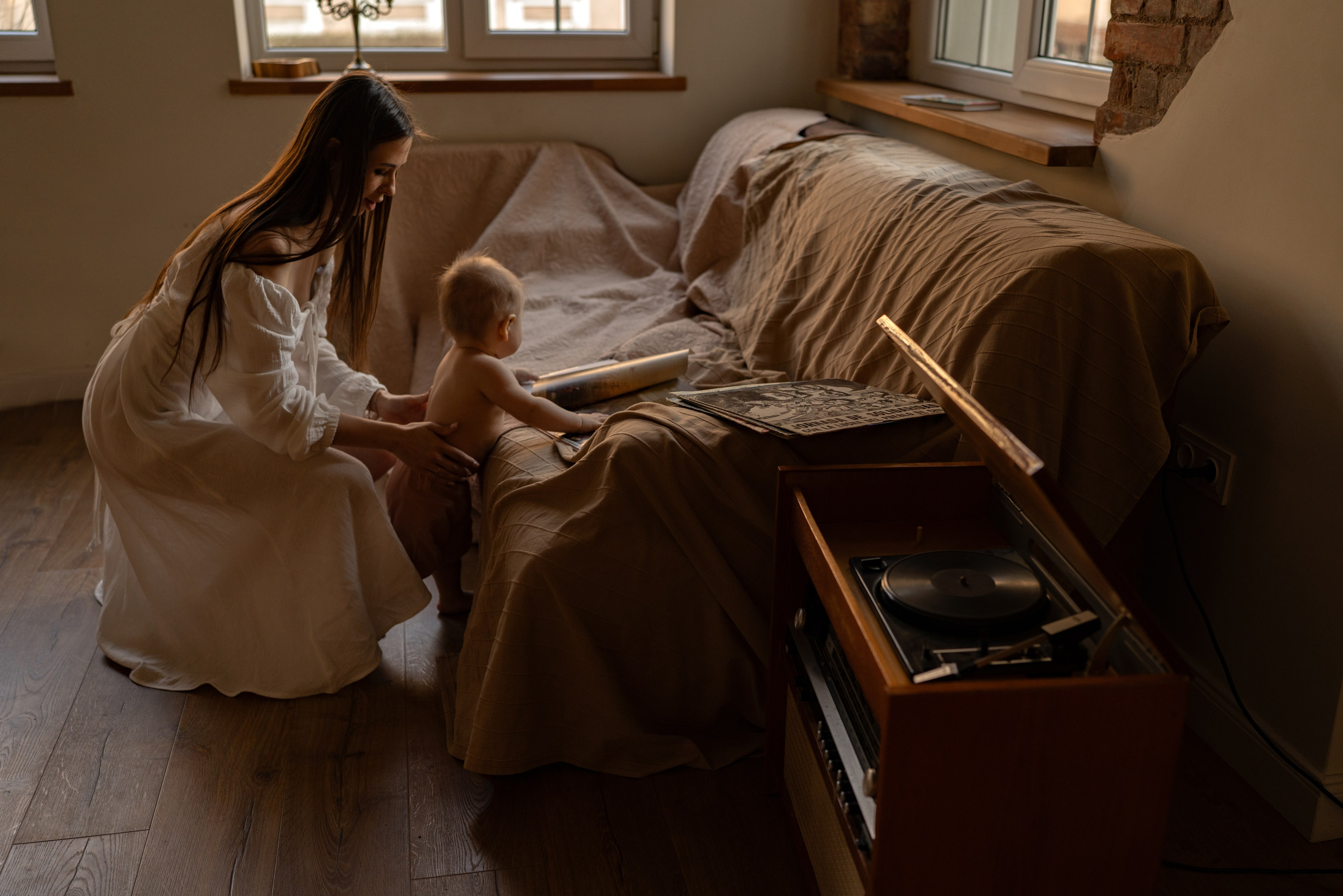 «Уютным вечером». Фотограф материнства Лена Олюнина Фотограф Калининград