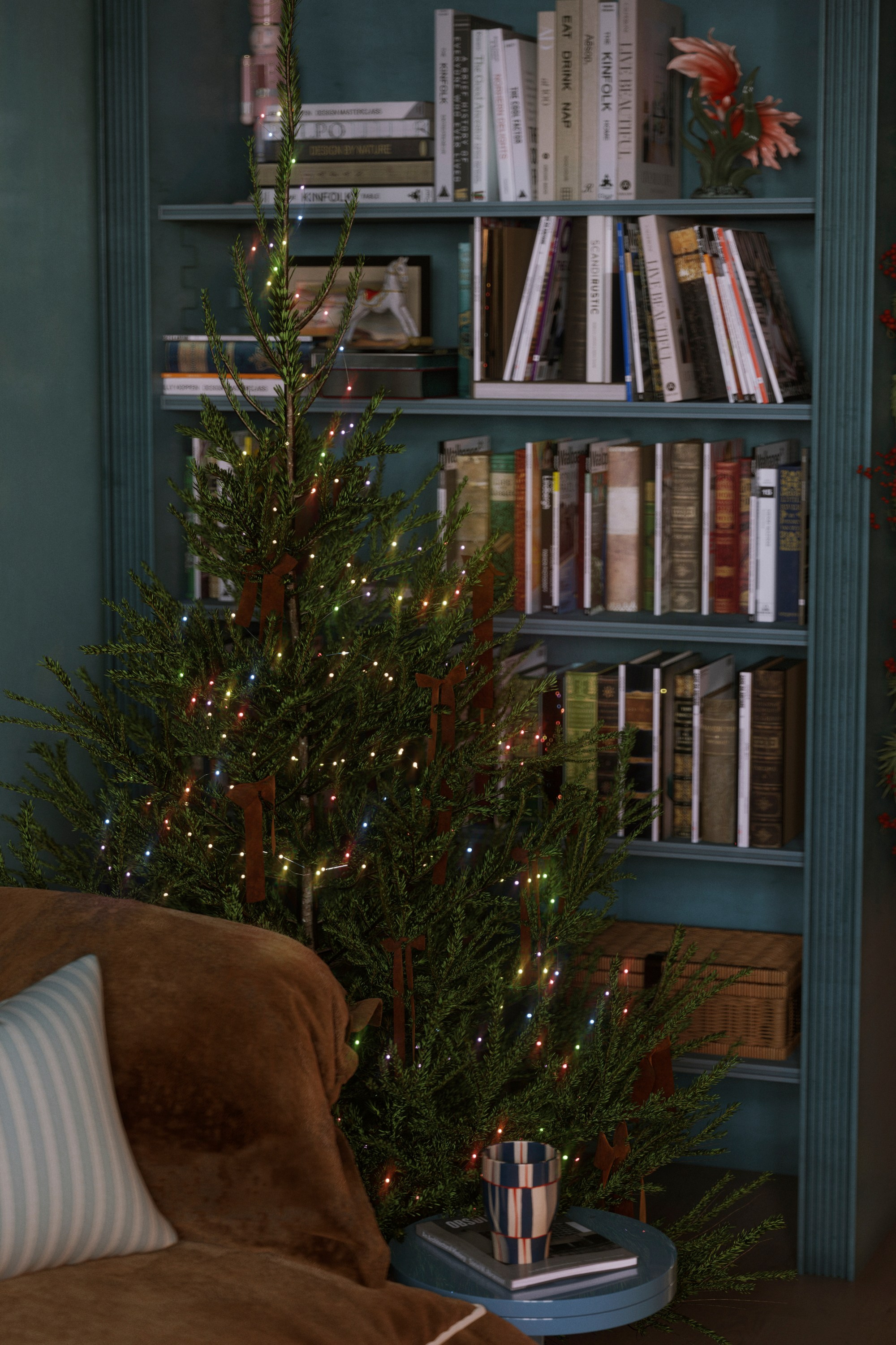 Работа по референсу/ синий. Визуализации Дизайн проектов