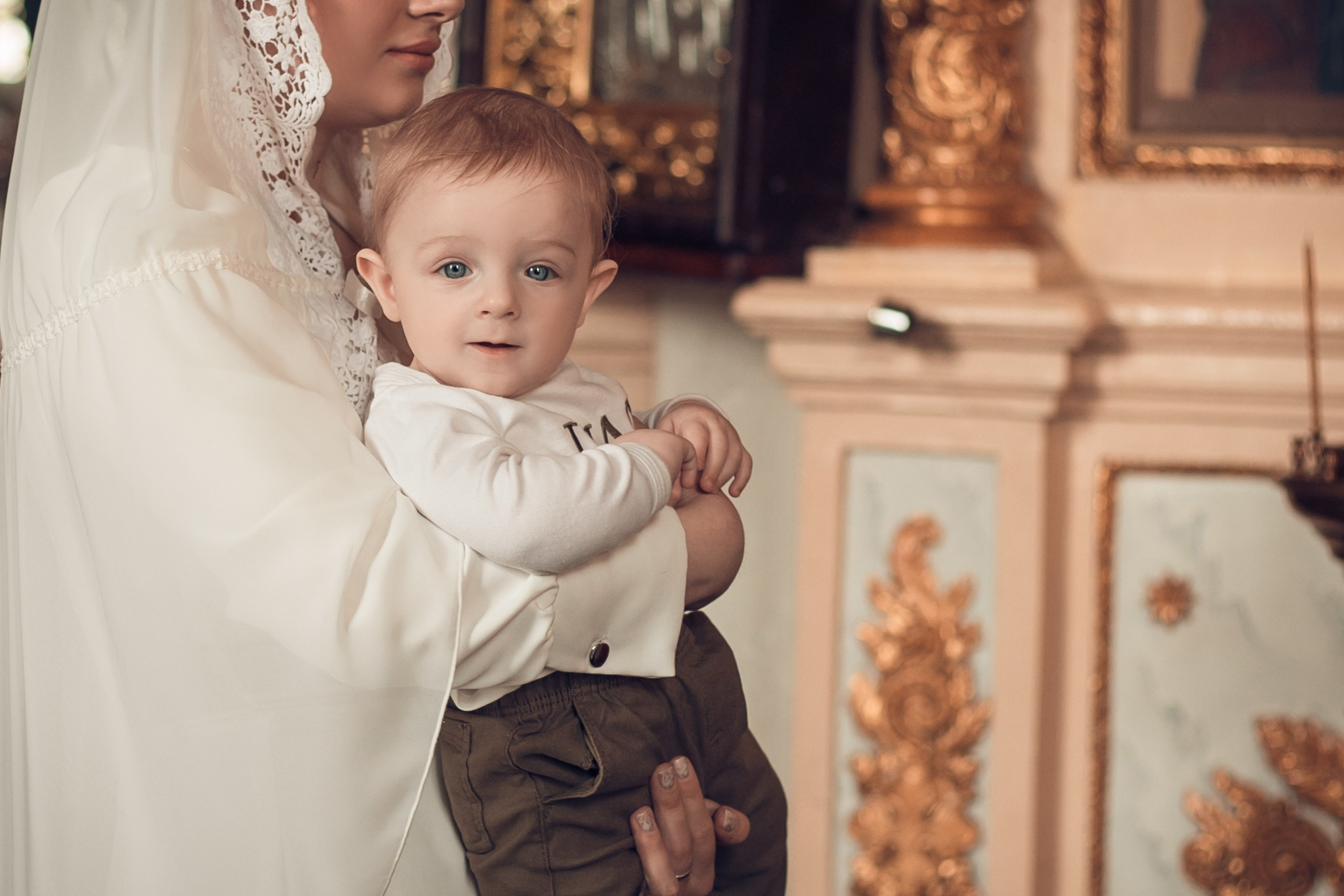 Таинство Крещения Ивана. Борисо-Глебский кафедральный собор. Семейный фотограф в Рязани и Рязанской области