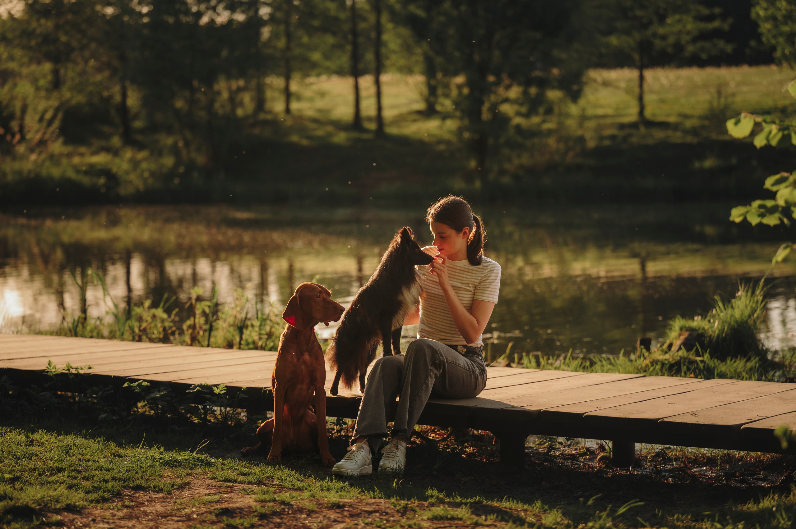 Юля, Никс и Чайф. Семейный фотограф анималист Ананьева Мария — Москва