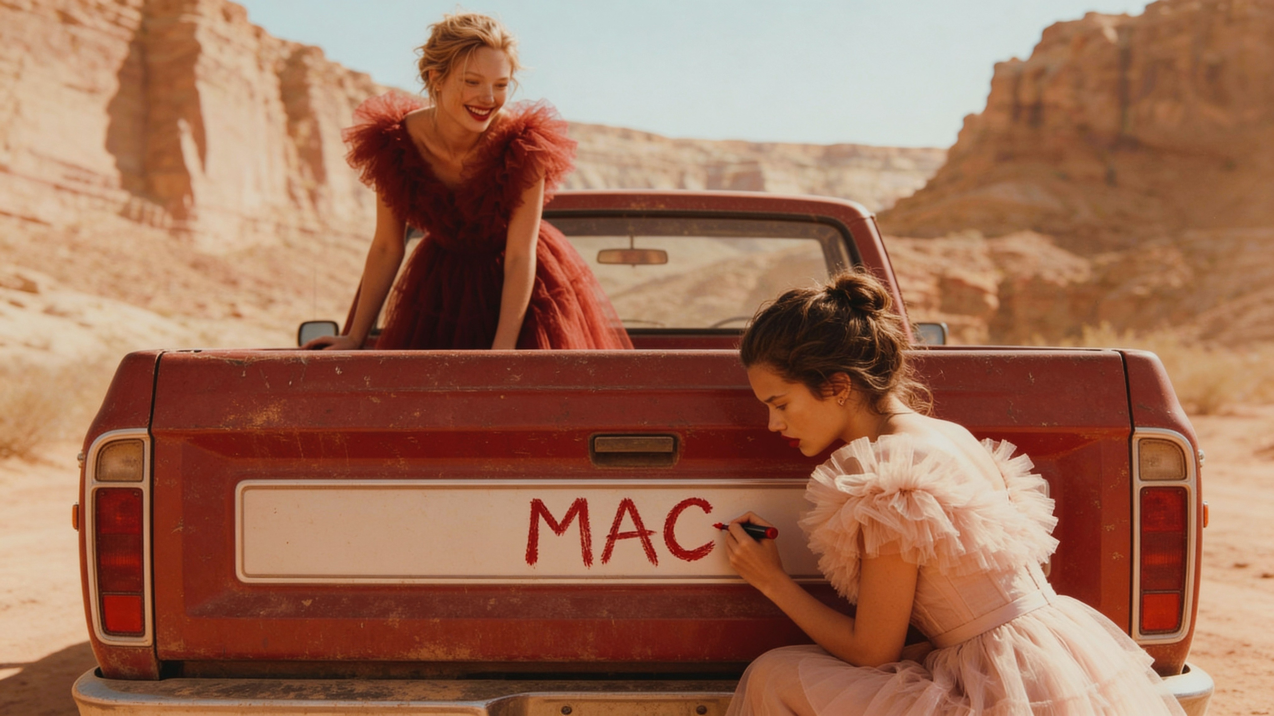 MAC — AI концептуальная beauty-кампания | jl.art.ai.lab. Анна Карчмит — AI-художник. Эдиториал, нейрофотосессия и контент для fashion и beauty брендов