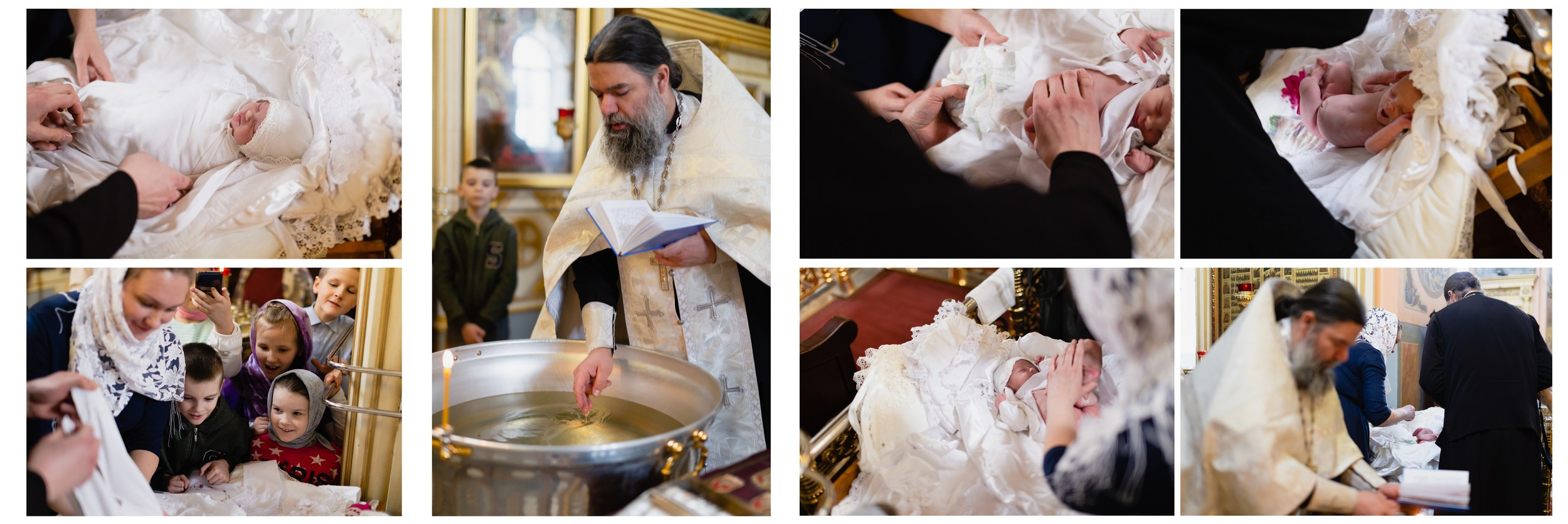 Фотокнига таинства крещения крестин