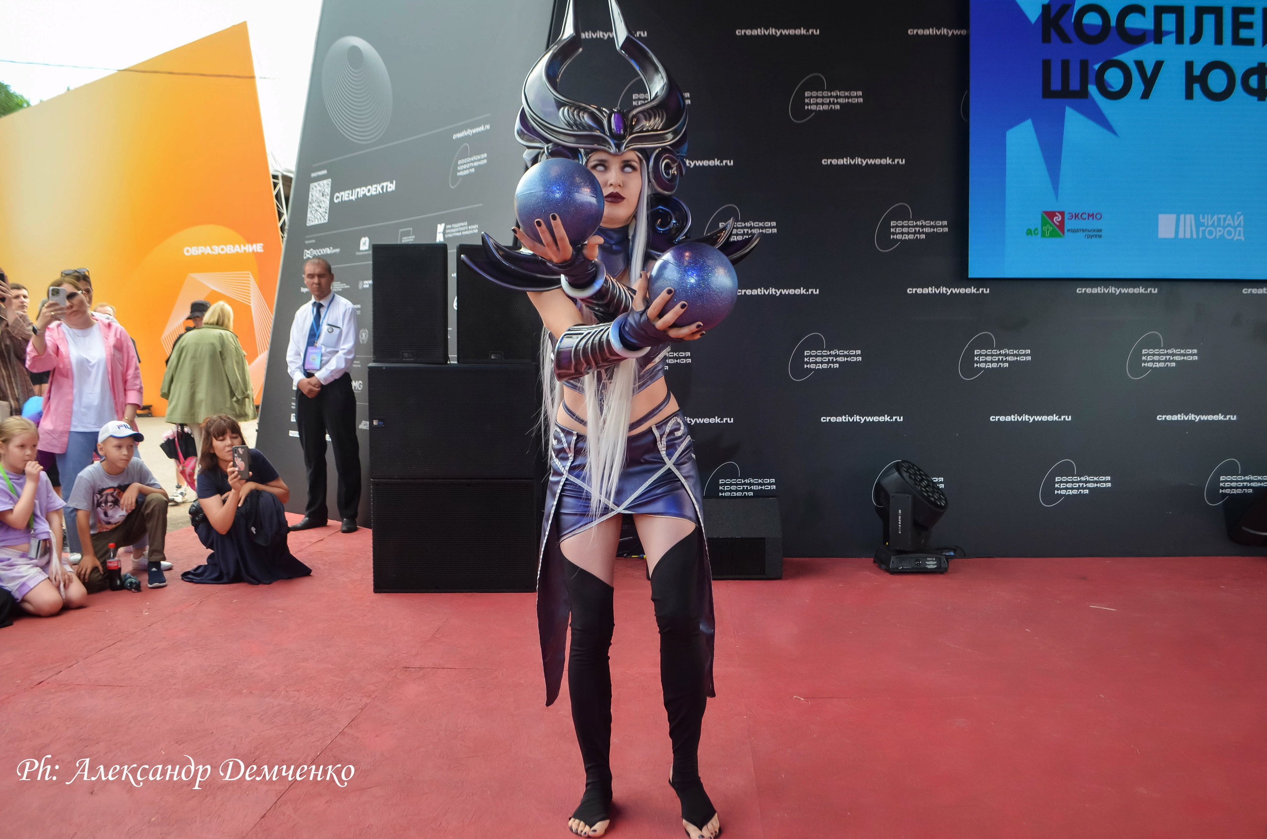 Фотосессия сцены в Москве на разных репортажных мероприятий