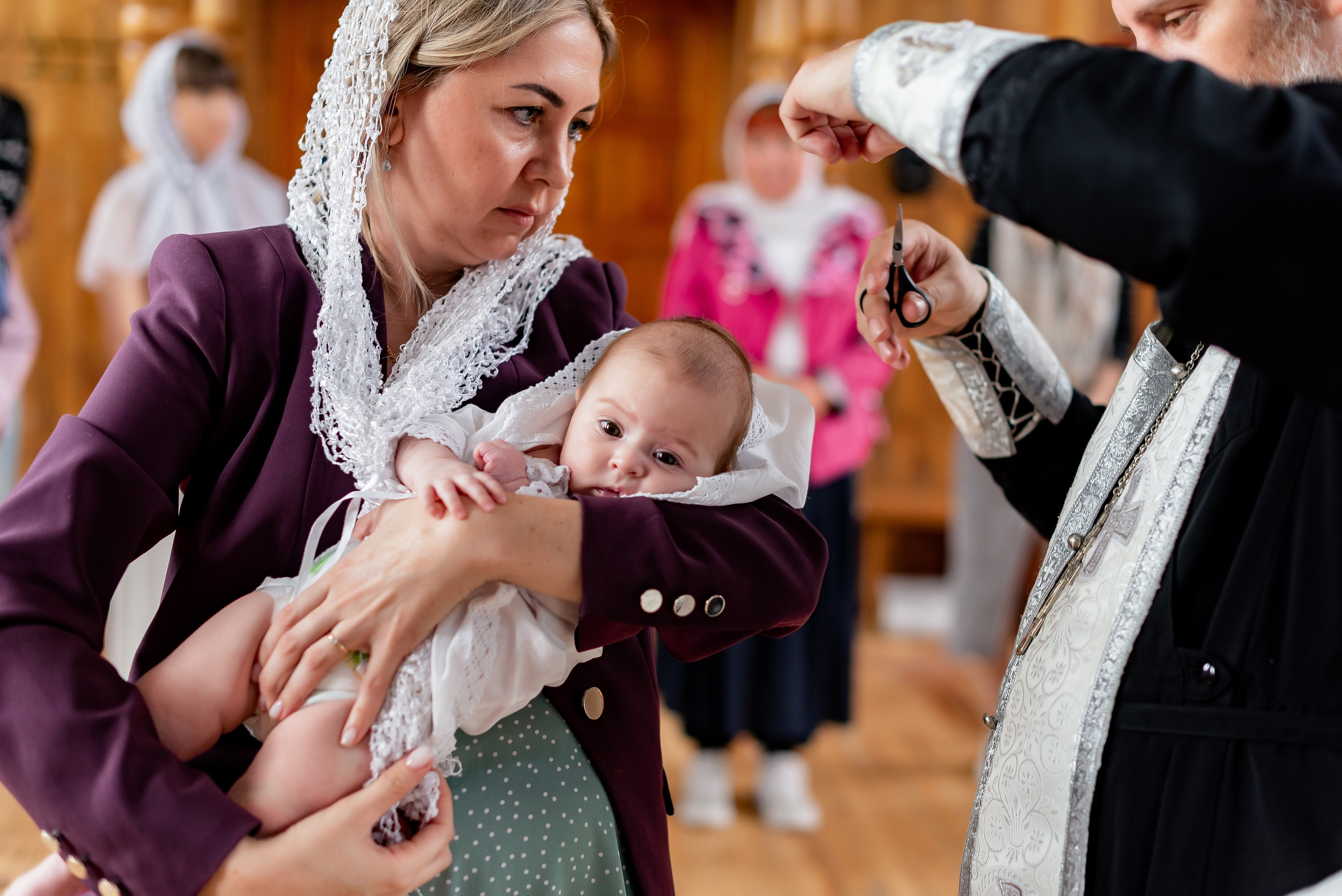 Крещение Ксении. Фотограф Татьяна Иванчикова