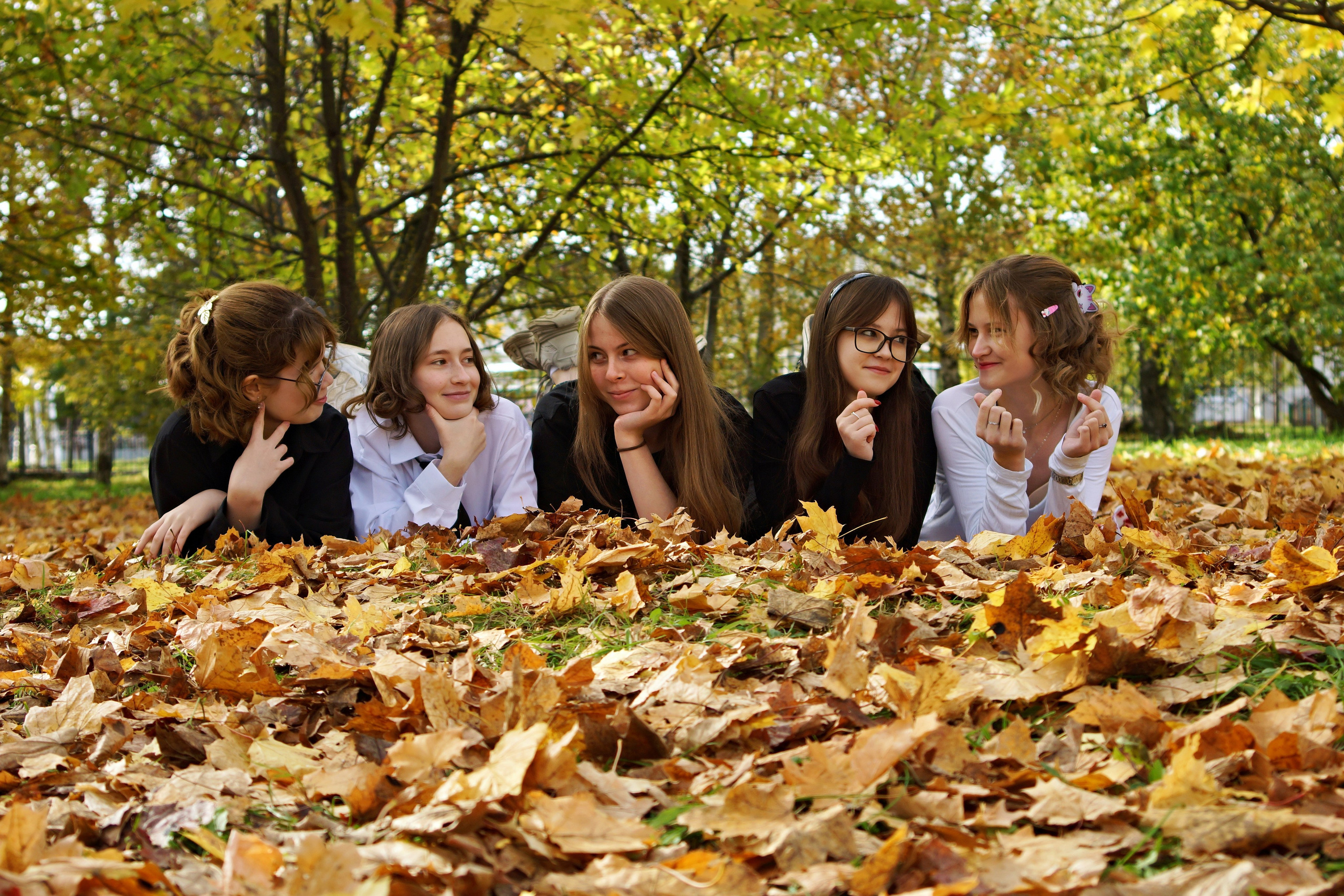 Осенняя фотосессия в школе г. Йошкар-Ола