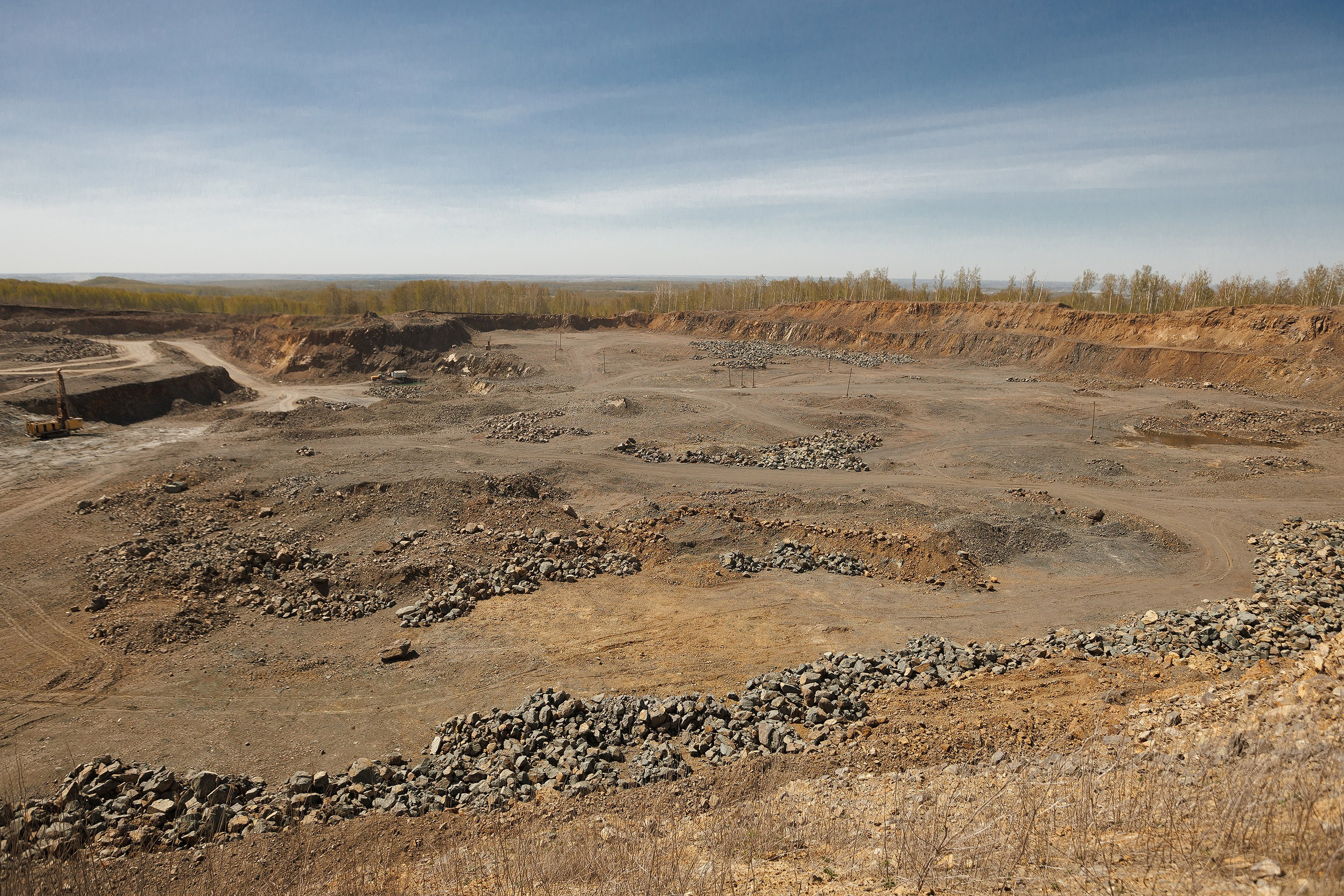 Промышленная фотосъемка на карьере. Профессиональный фотограф в Новосибирске