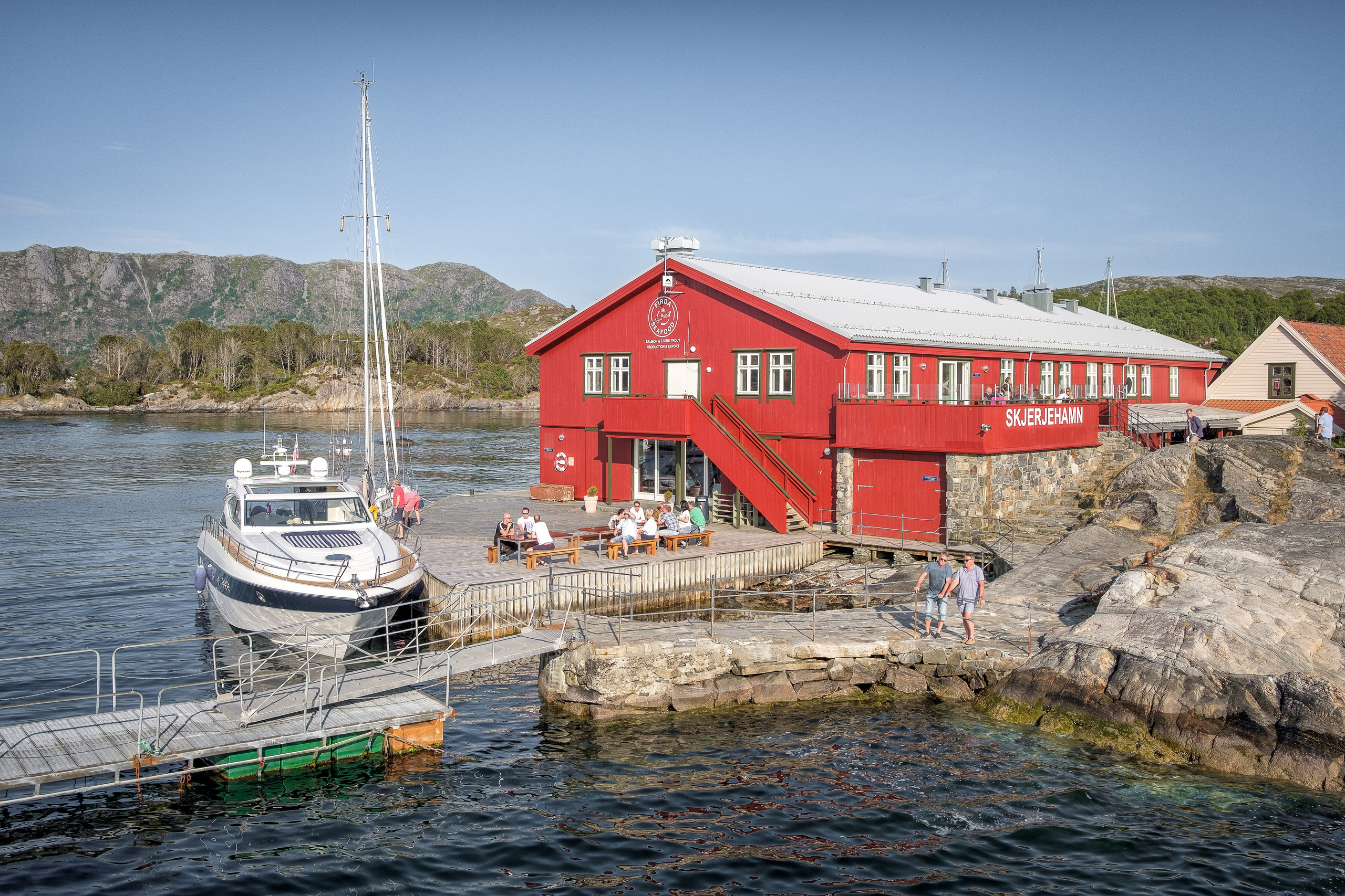 Приморская деревня в Норвегии