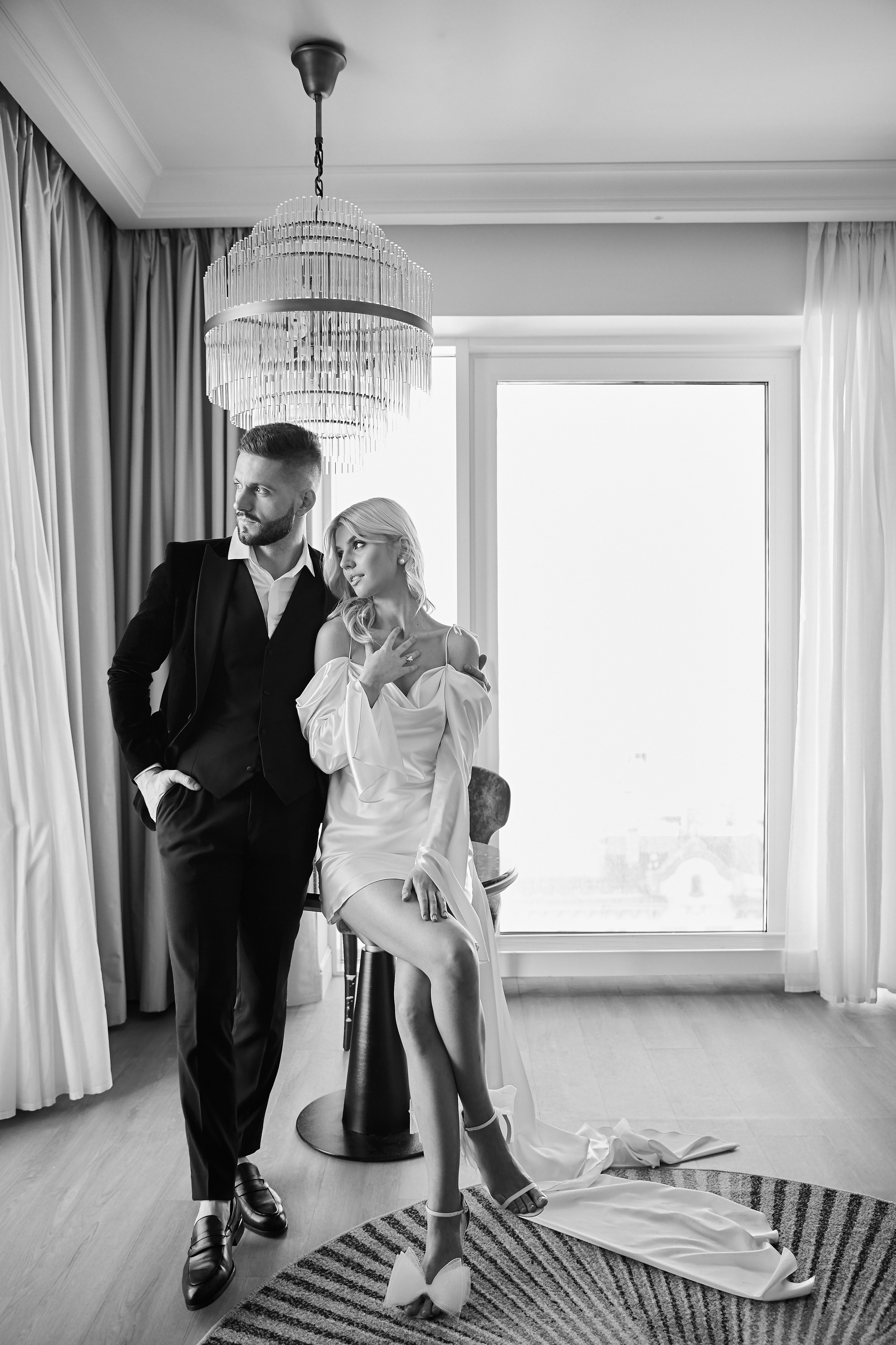 Виктория и Денис. Сборы в отеле «Marriott Imperial Plaza». Свадебный фотограф в Москве и Подмосковье