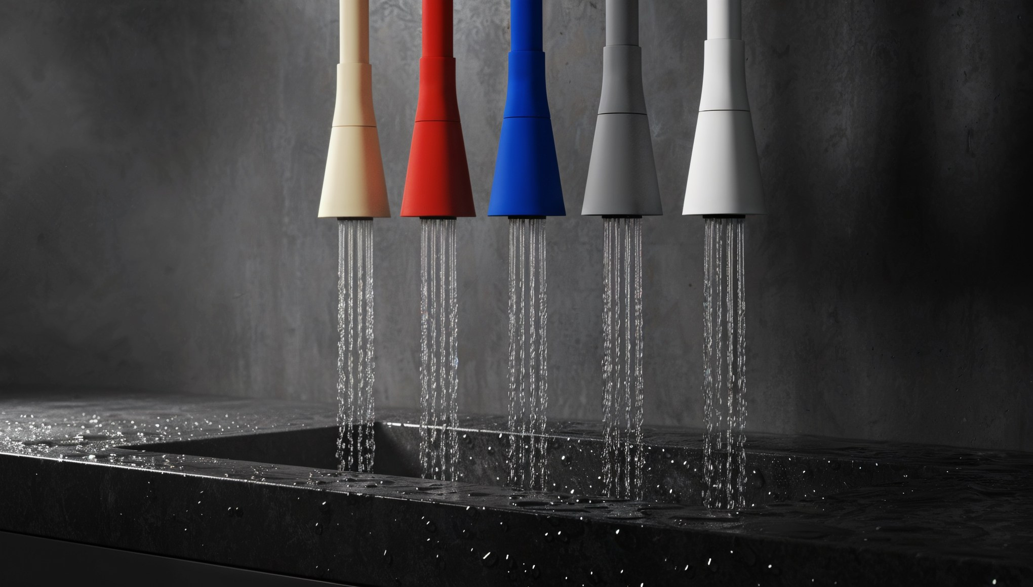 Предметная съёмка сантехники, смесителей, душевых систем в Москве