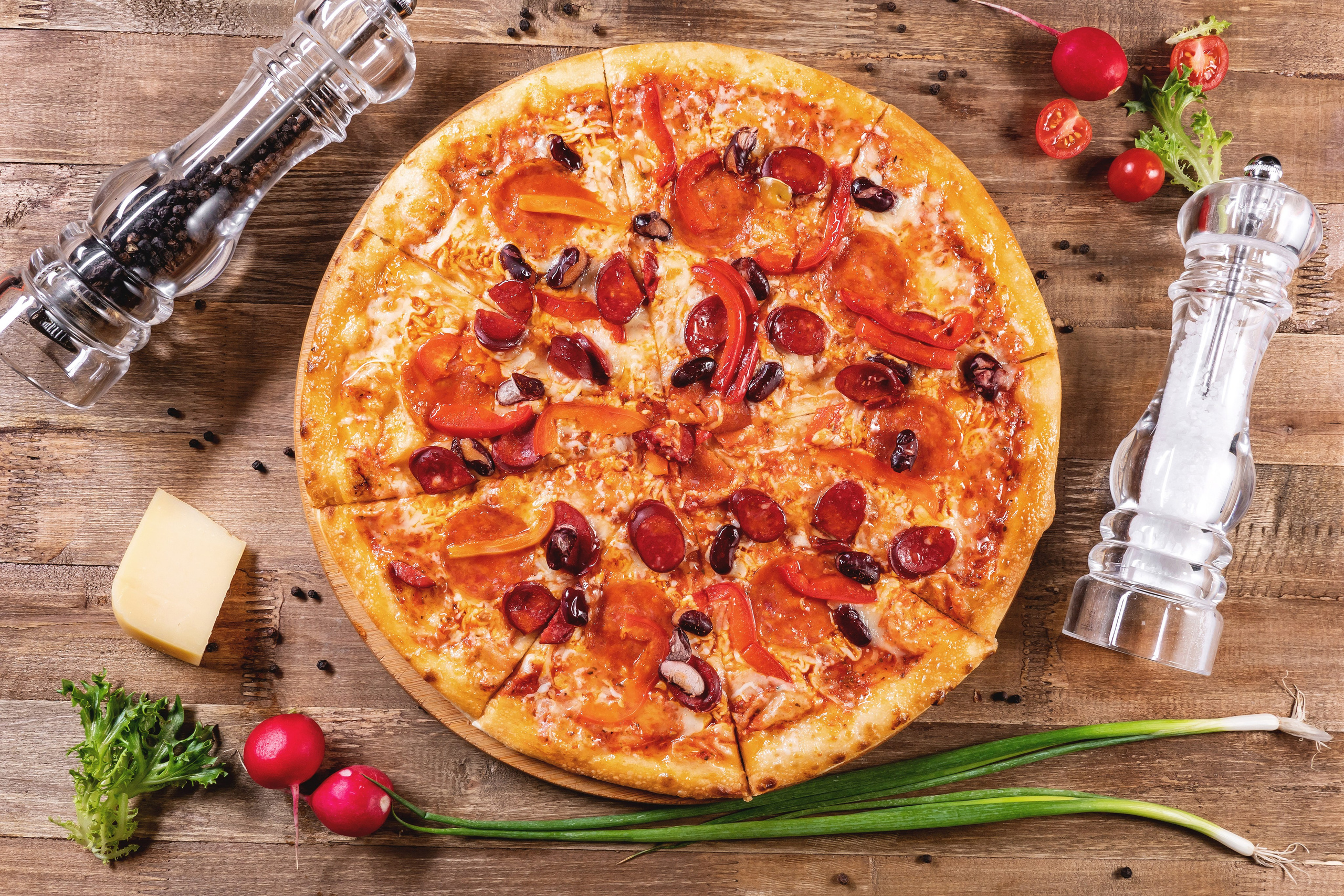 Пицца. Съёмка и обучение рекламной фотографии в Москве